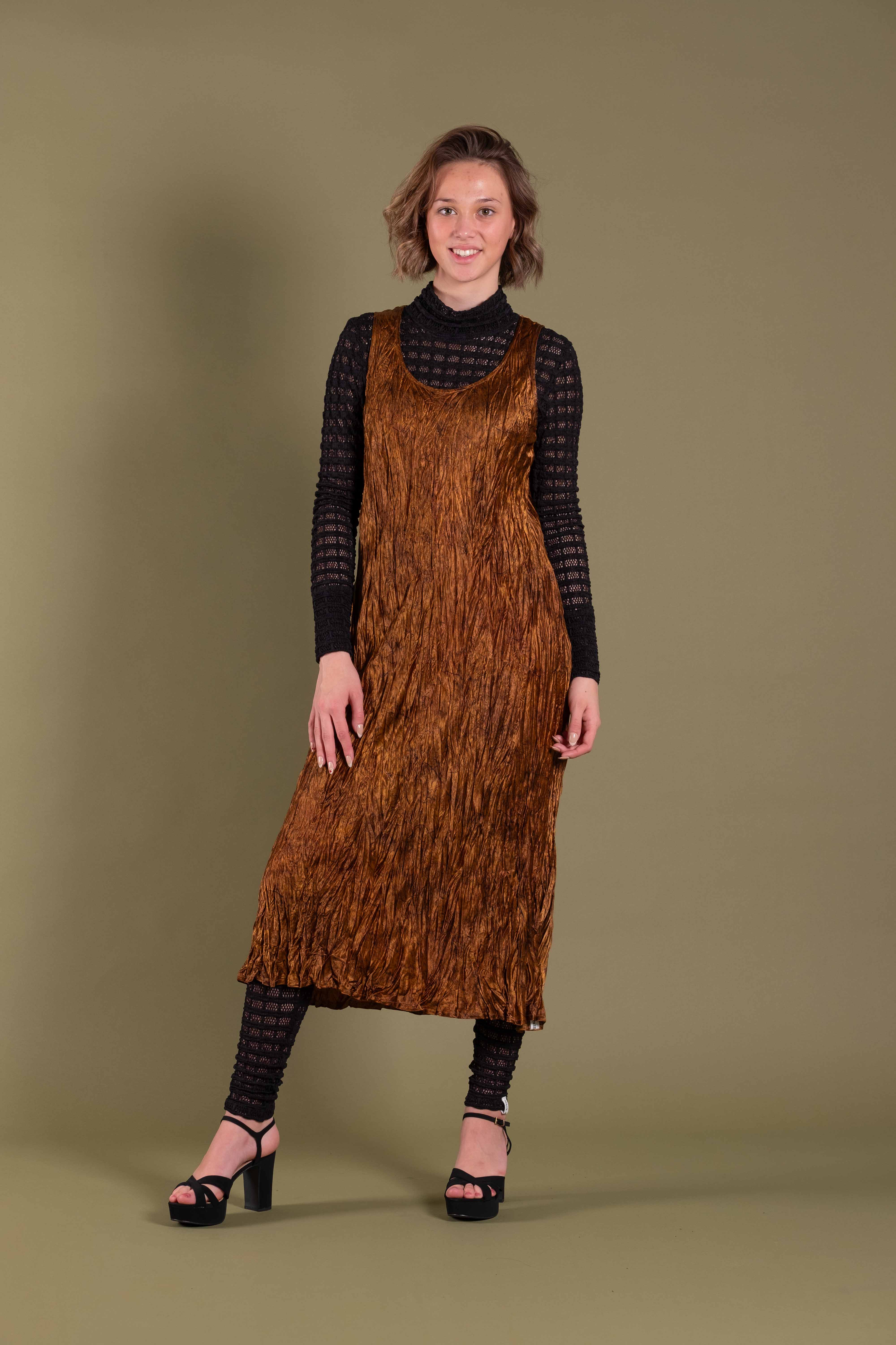 Brooke Dress Burnt Sienna