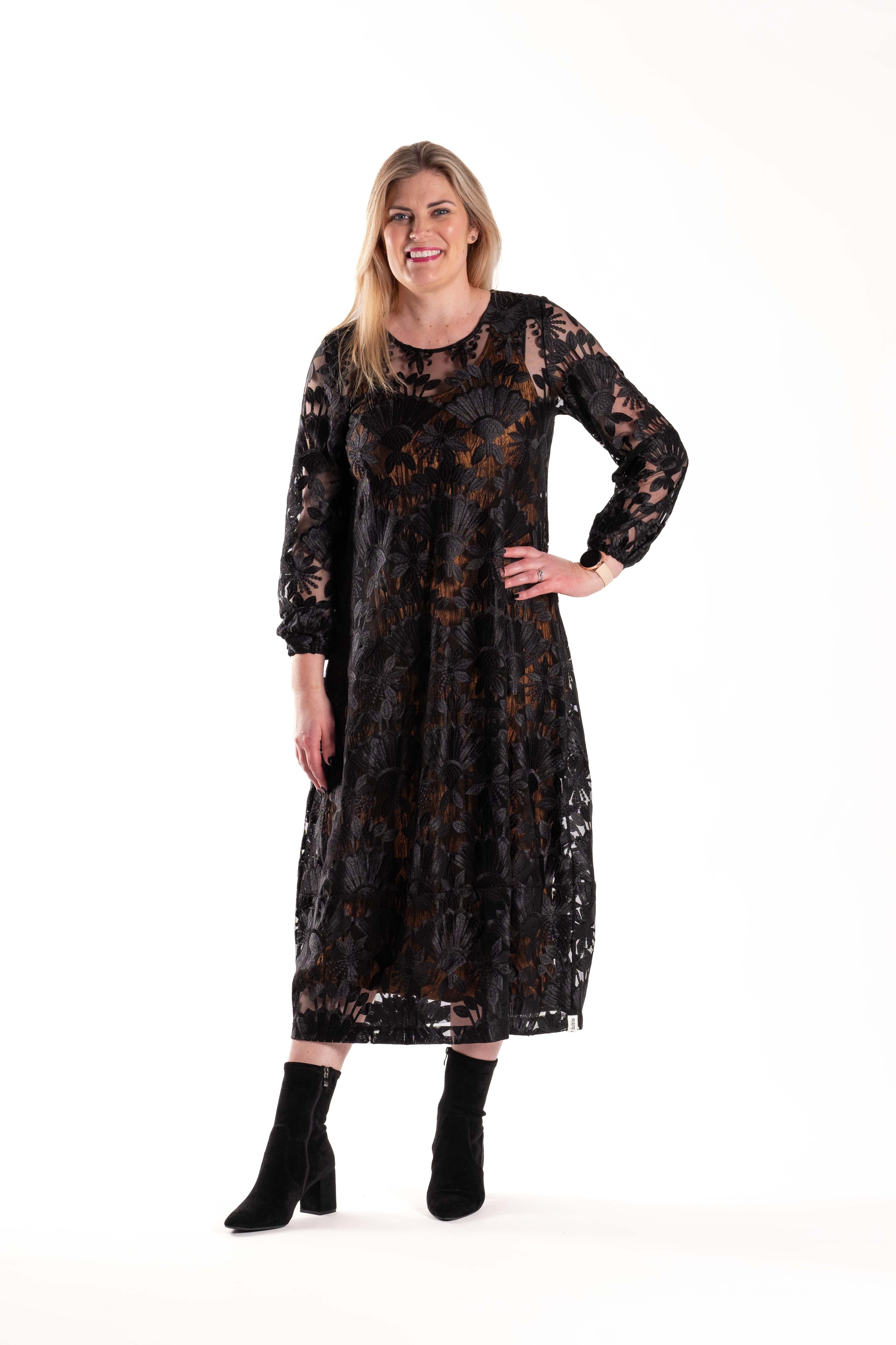 Connection Dress Black Lace