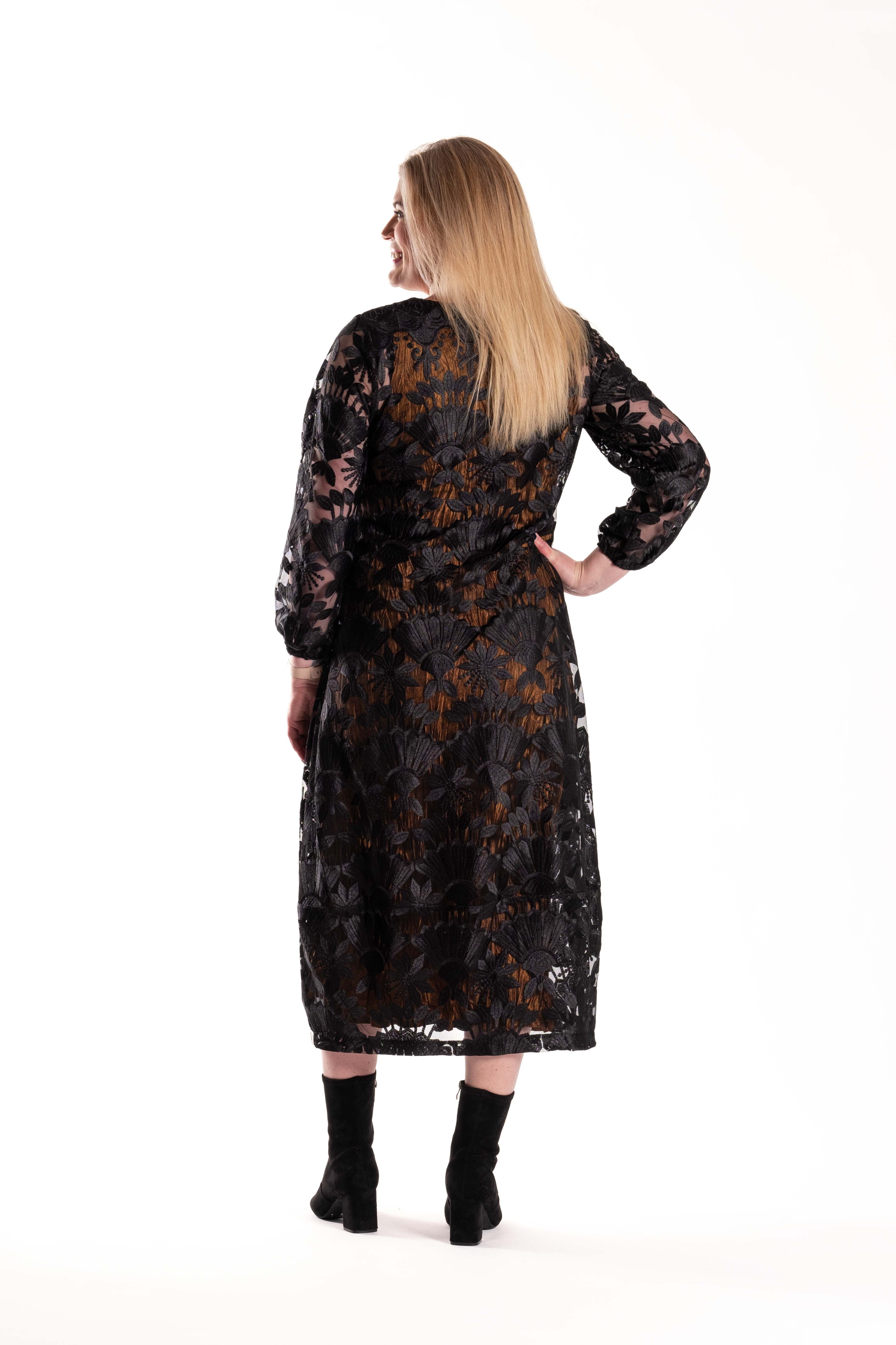 Connection Dress Black Lace