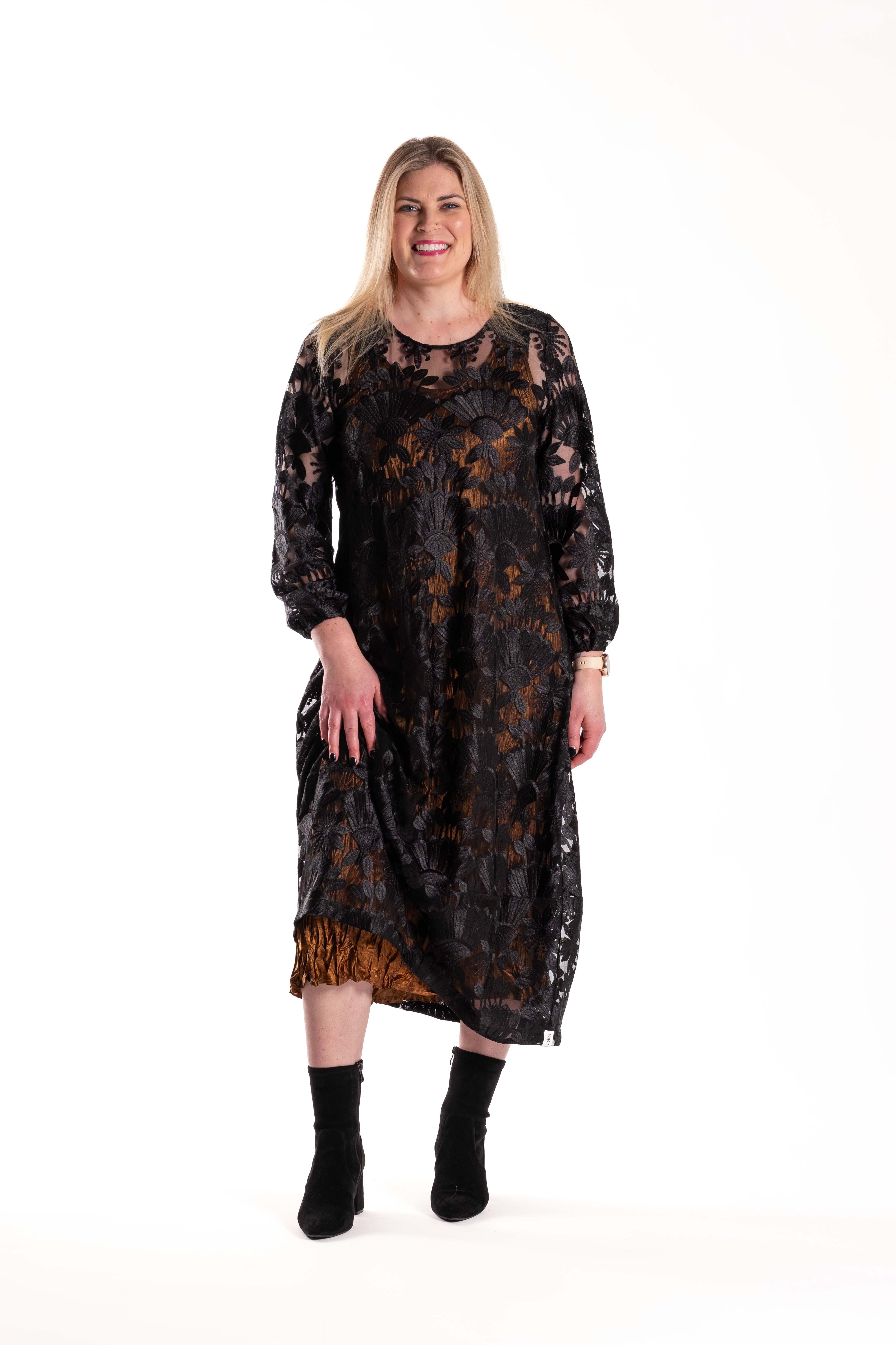 Connection Dress Black Lace