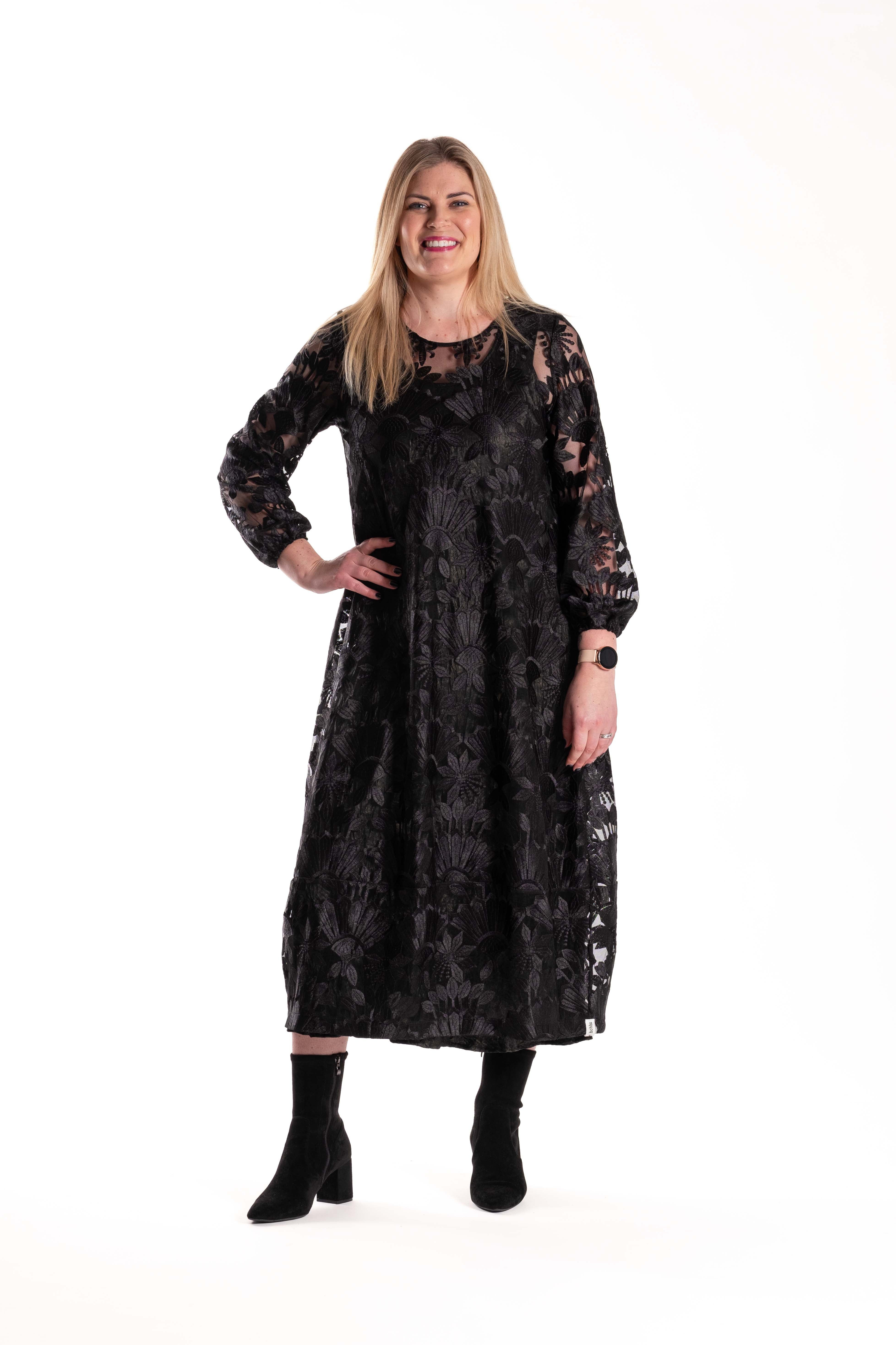 Connection Dress Black Lace