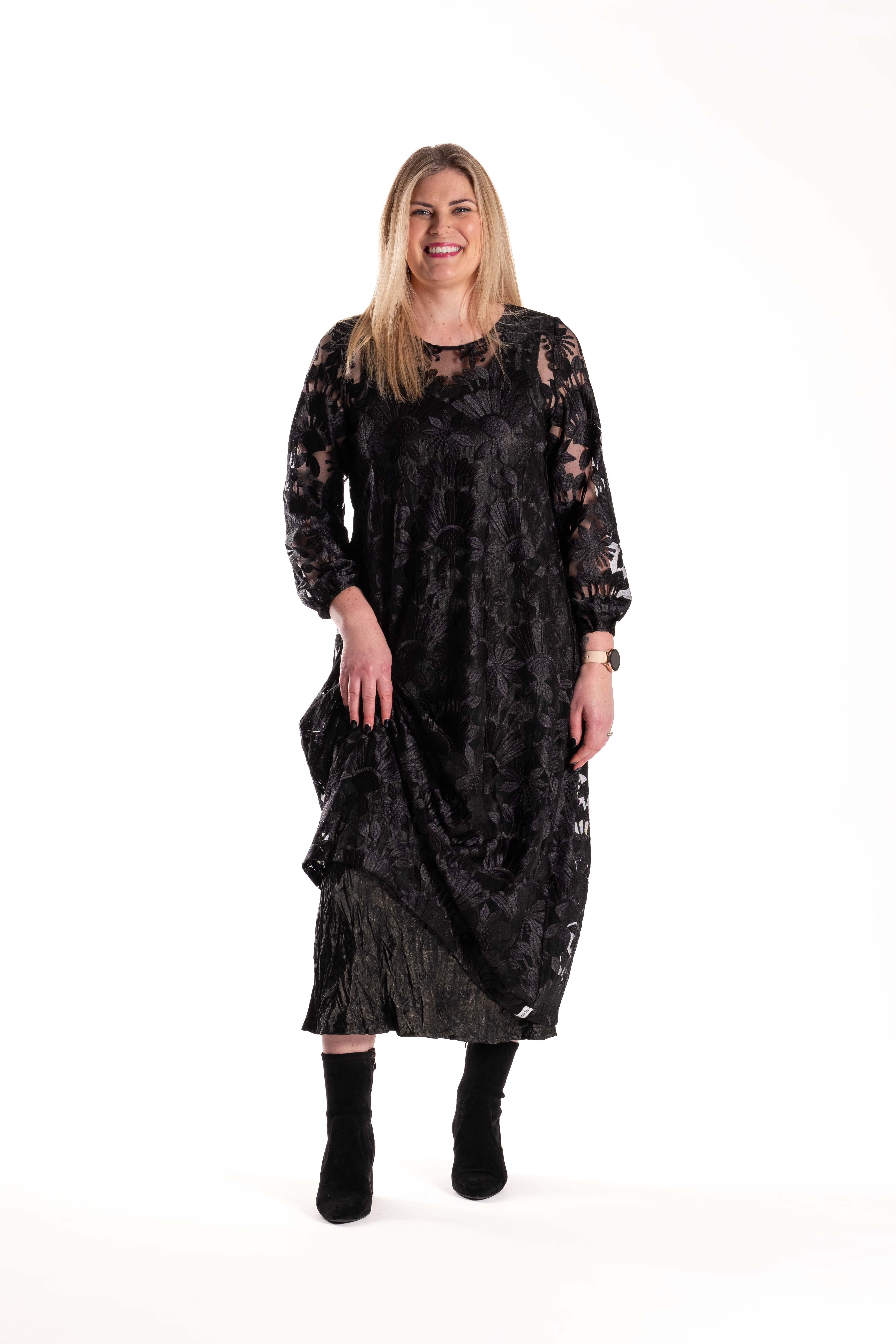 Connection Dress Black Lace