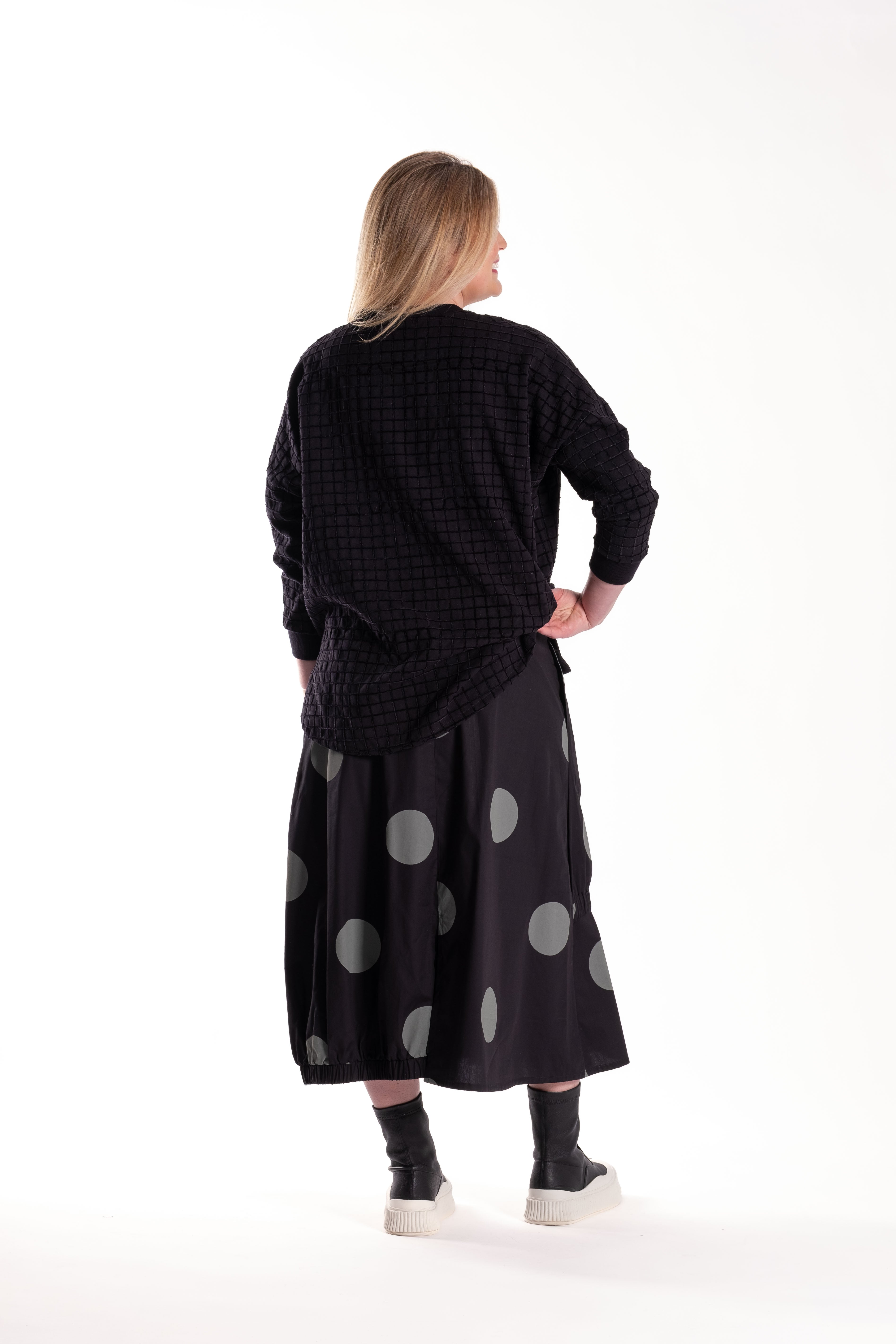 Scripture Skirt Grey Spot