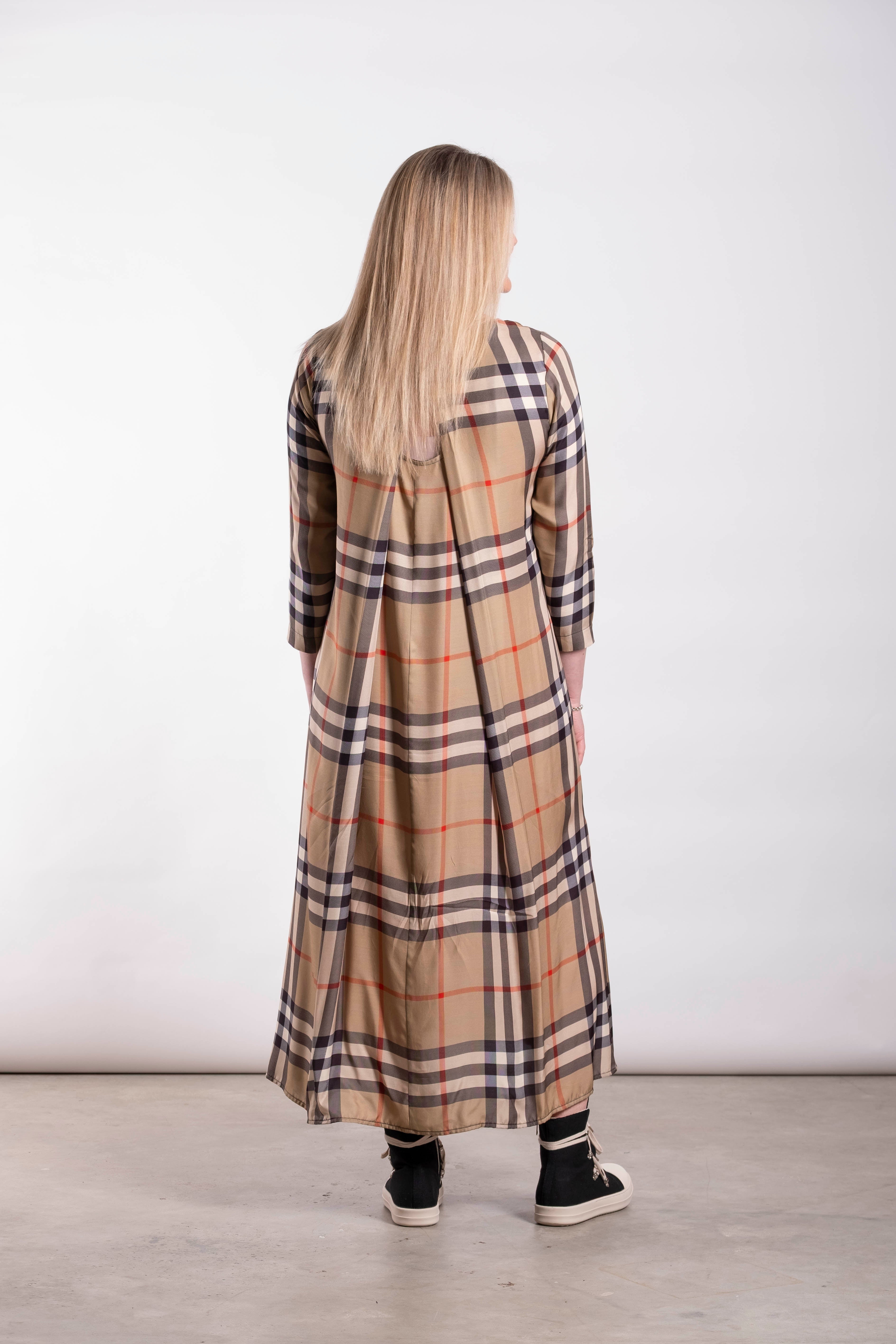 Menaka Dress Tan Square