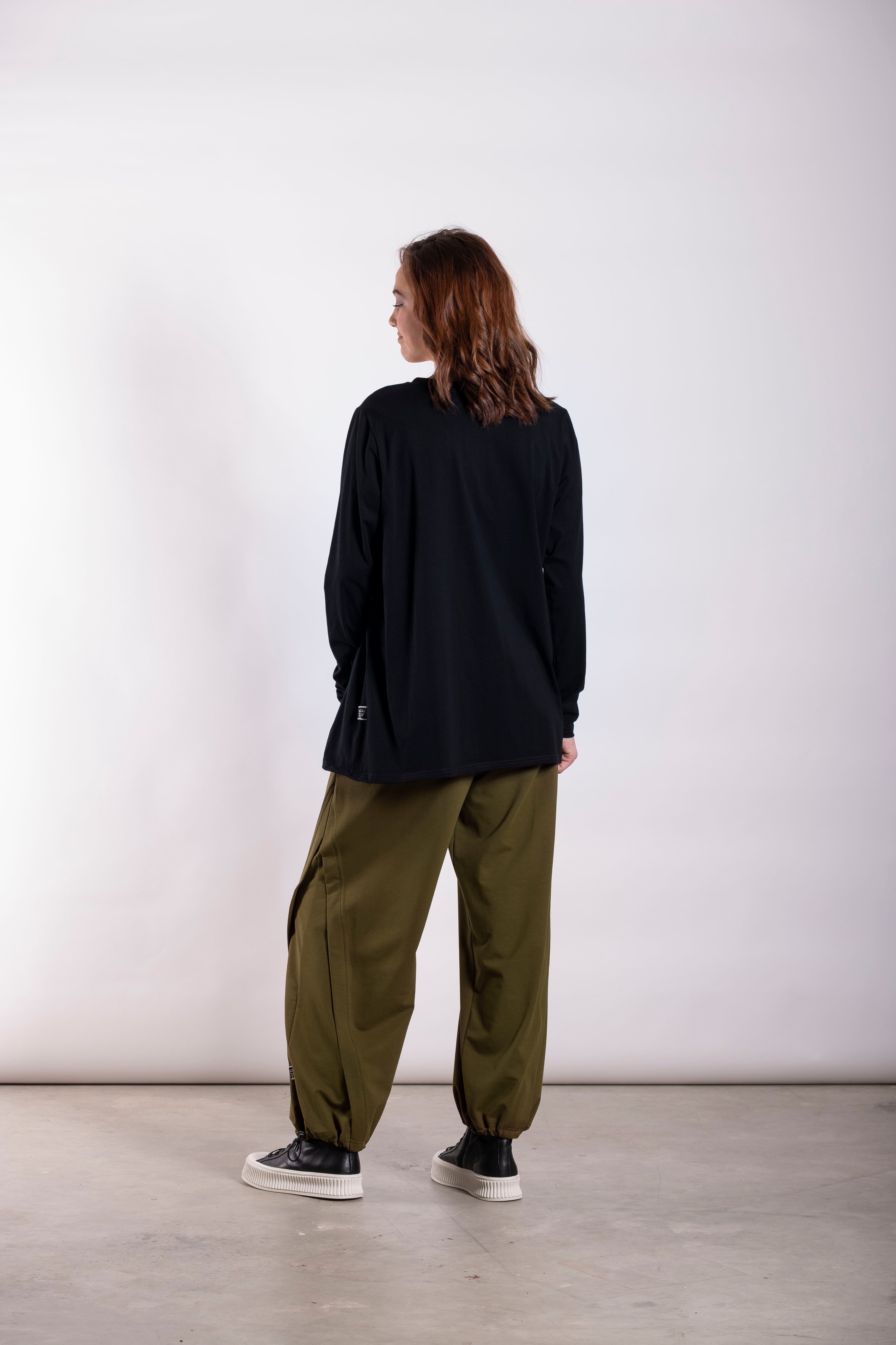 Pocket Drift Top Black