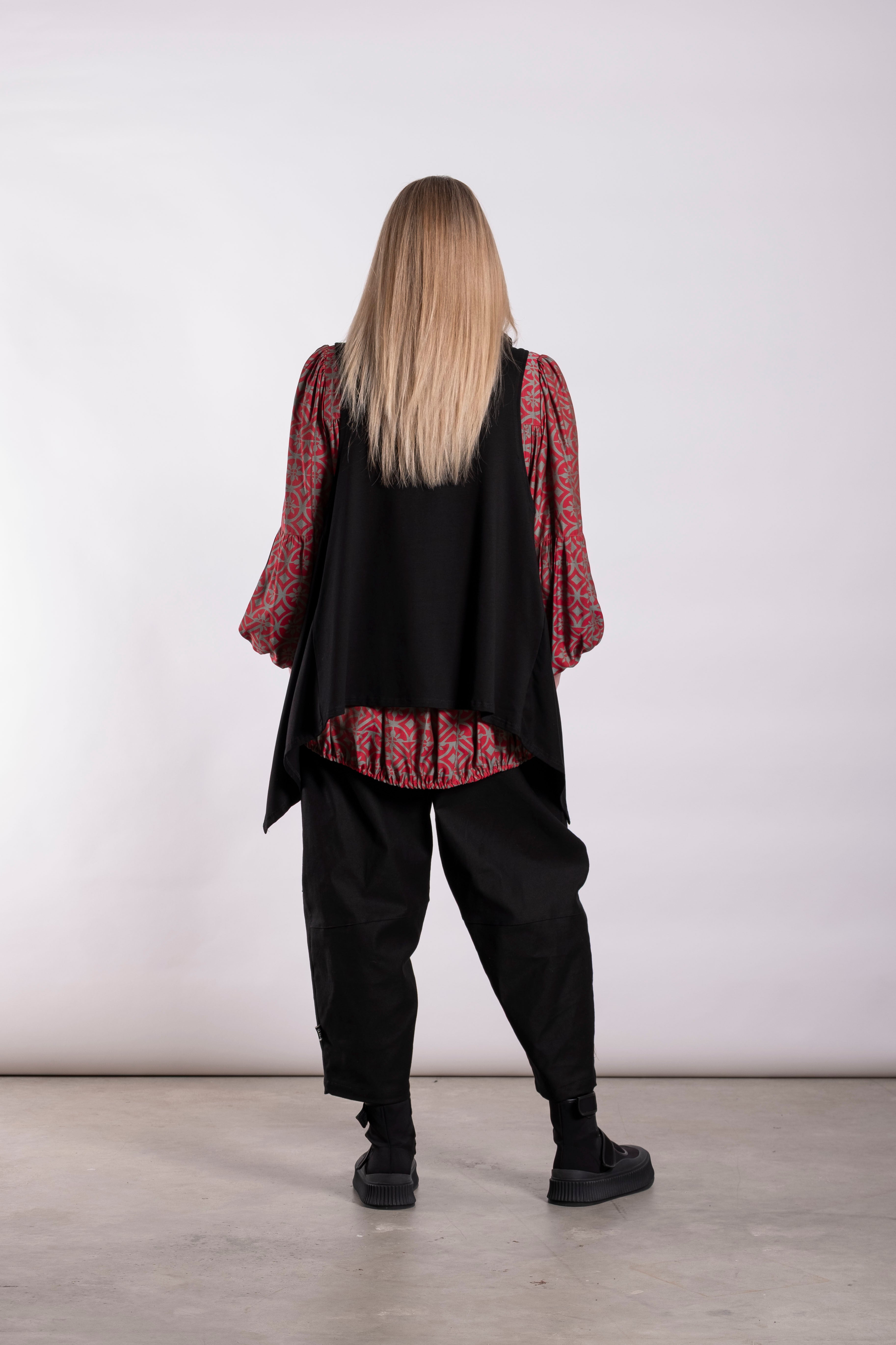 Cowl Vest Noir - Onesize