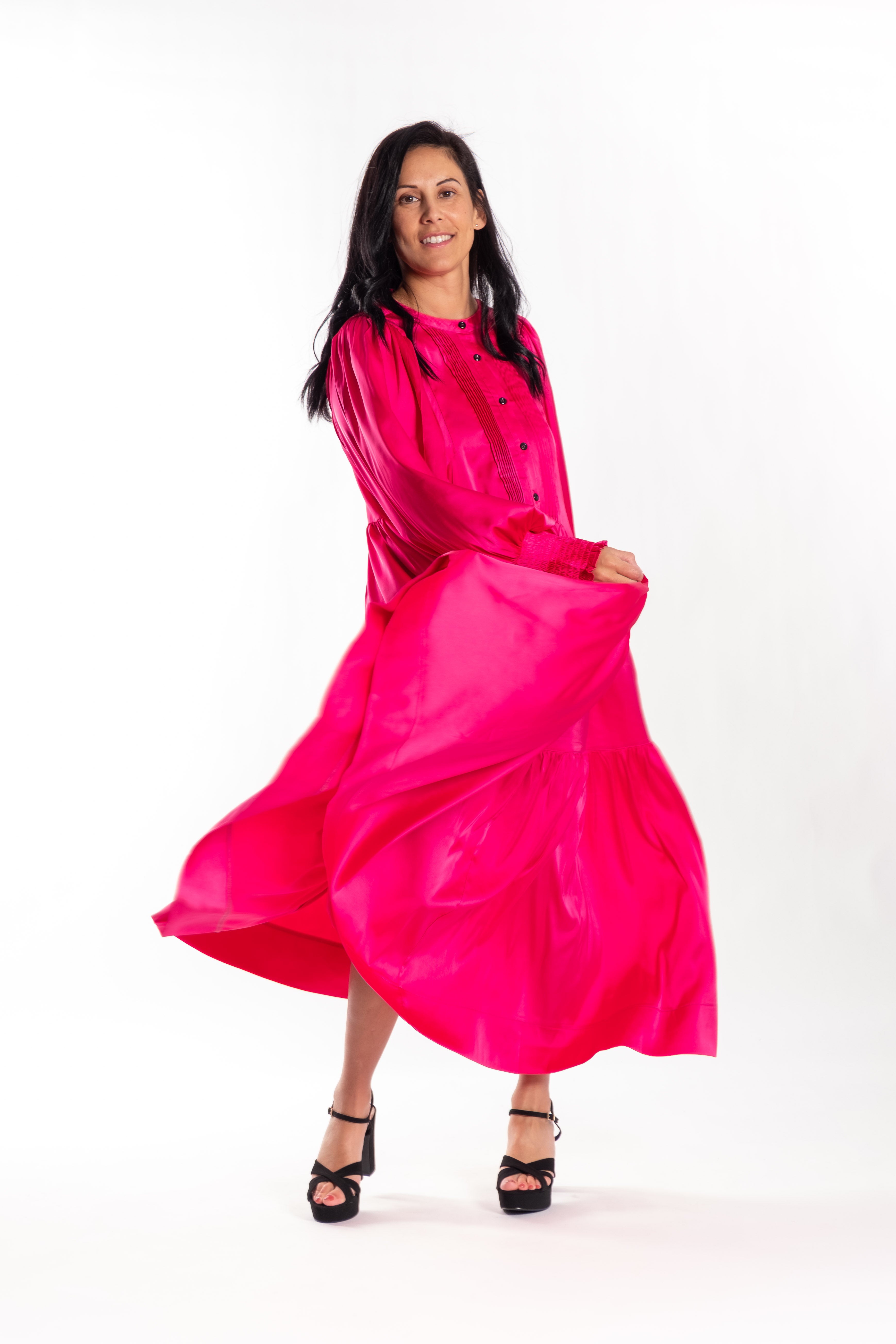 Skye Dress Hot Pink