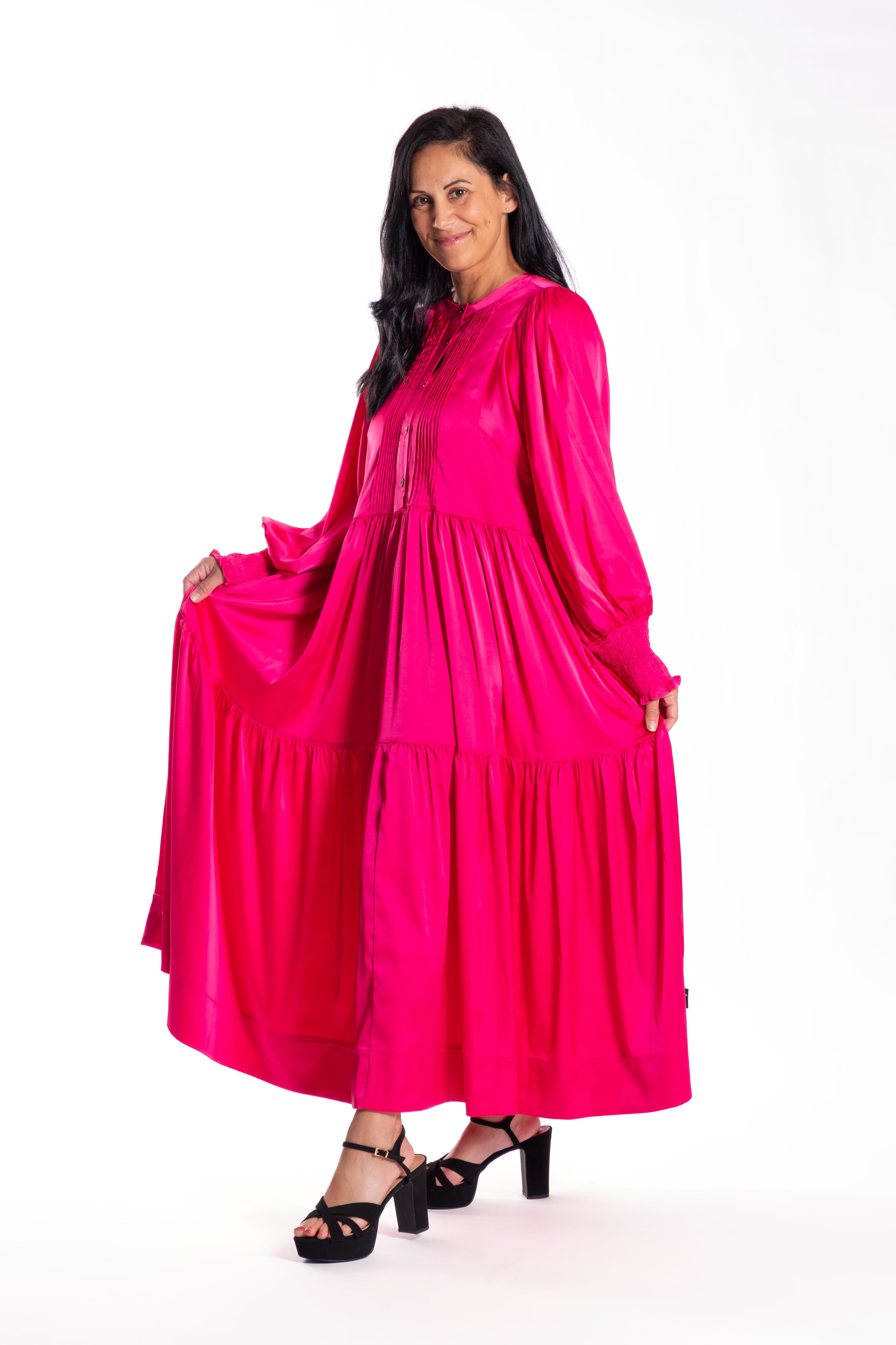 Skye Dress Hot Pink