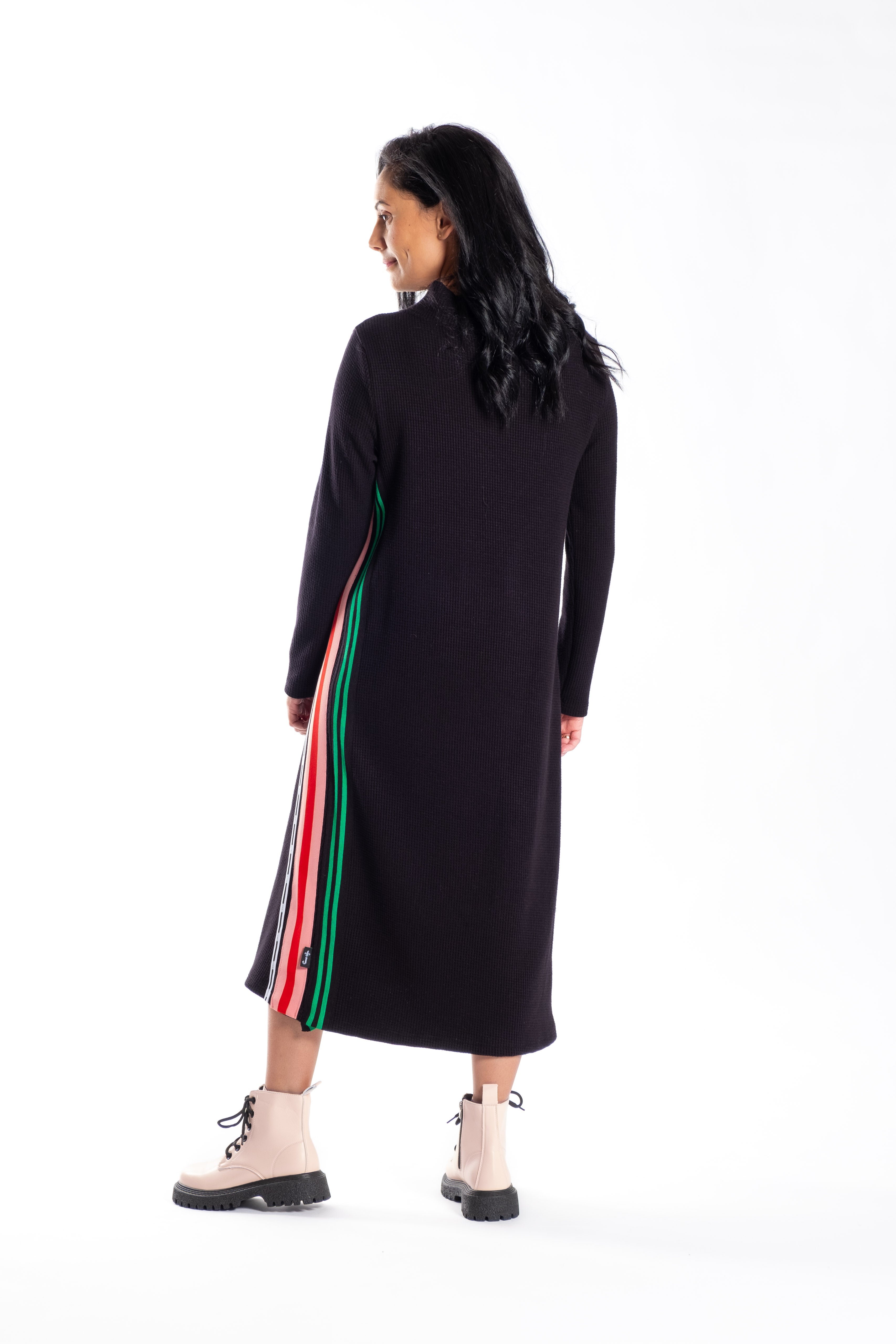 Zala Dress Multi Stripe