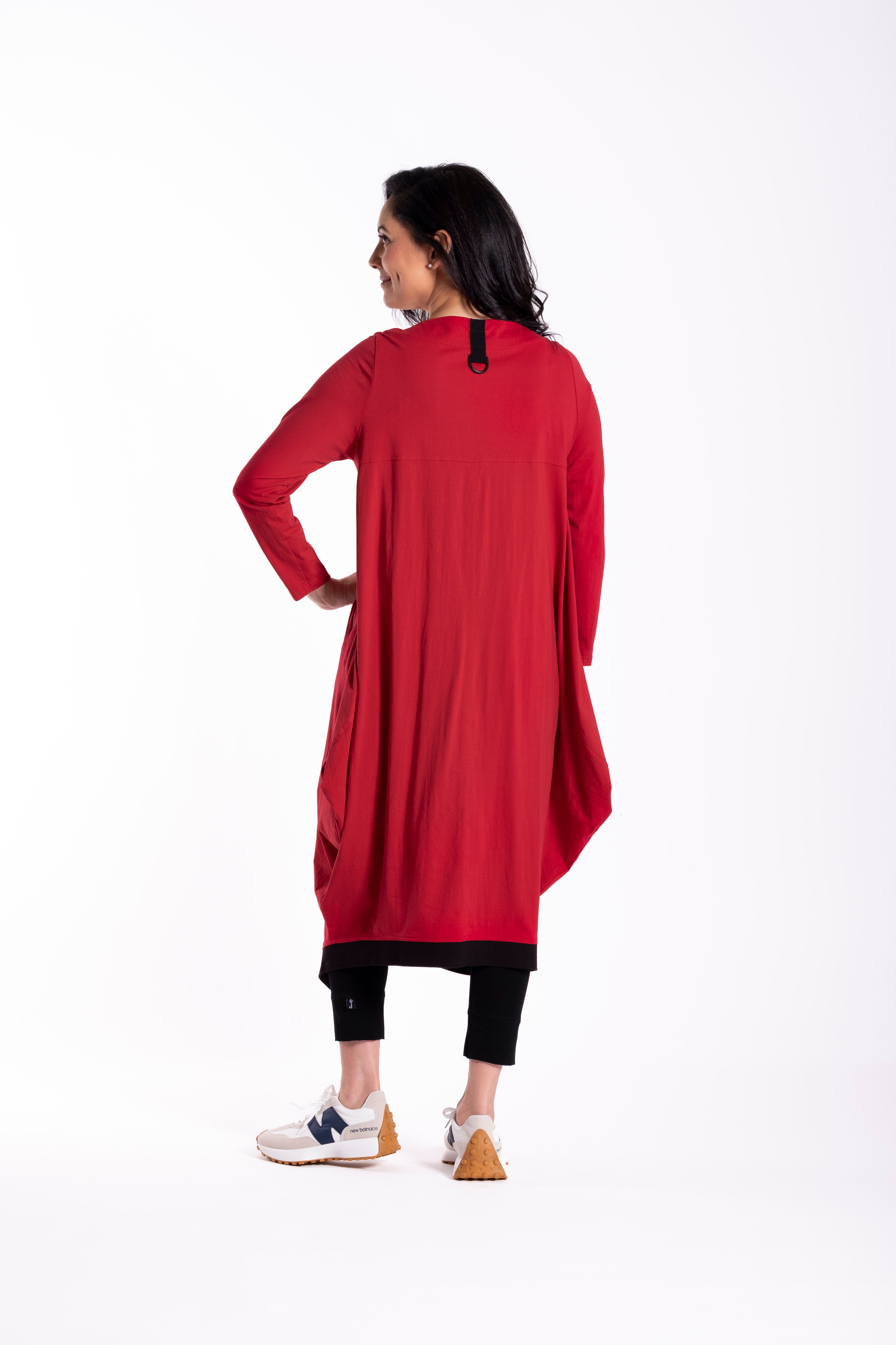Urban Fold Dress Scarlet