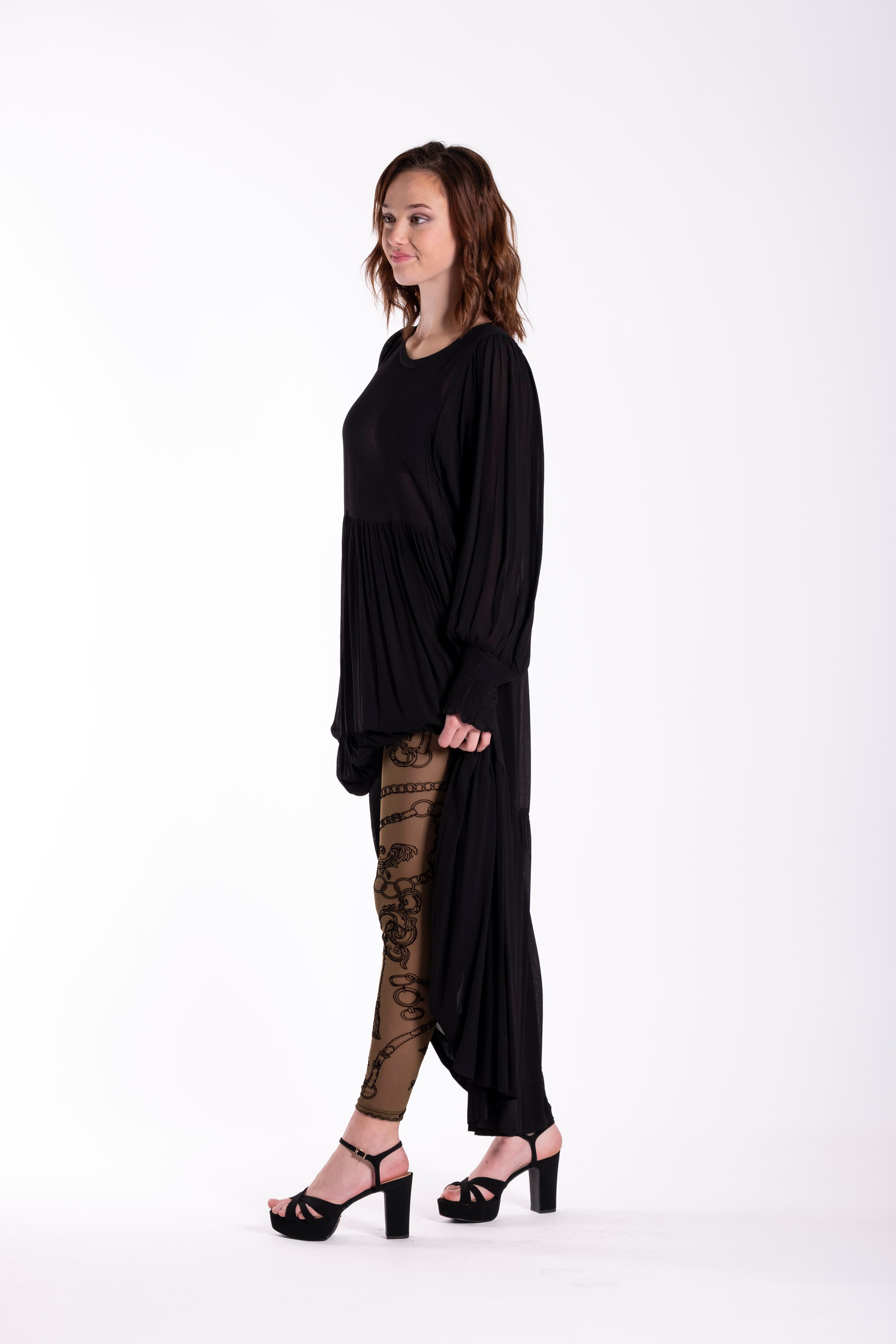 Leggings Tassles & Chains Olive