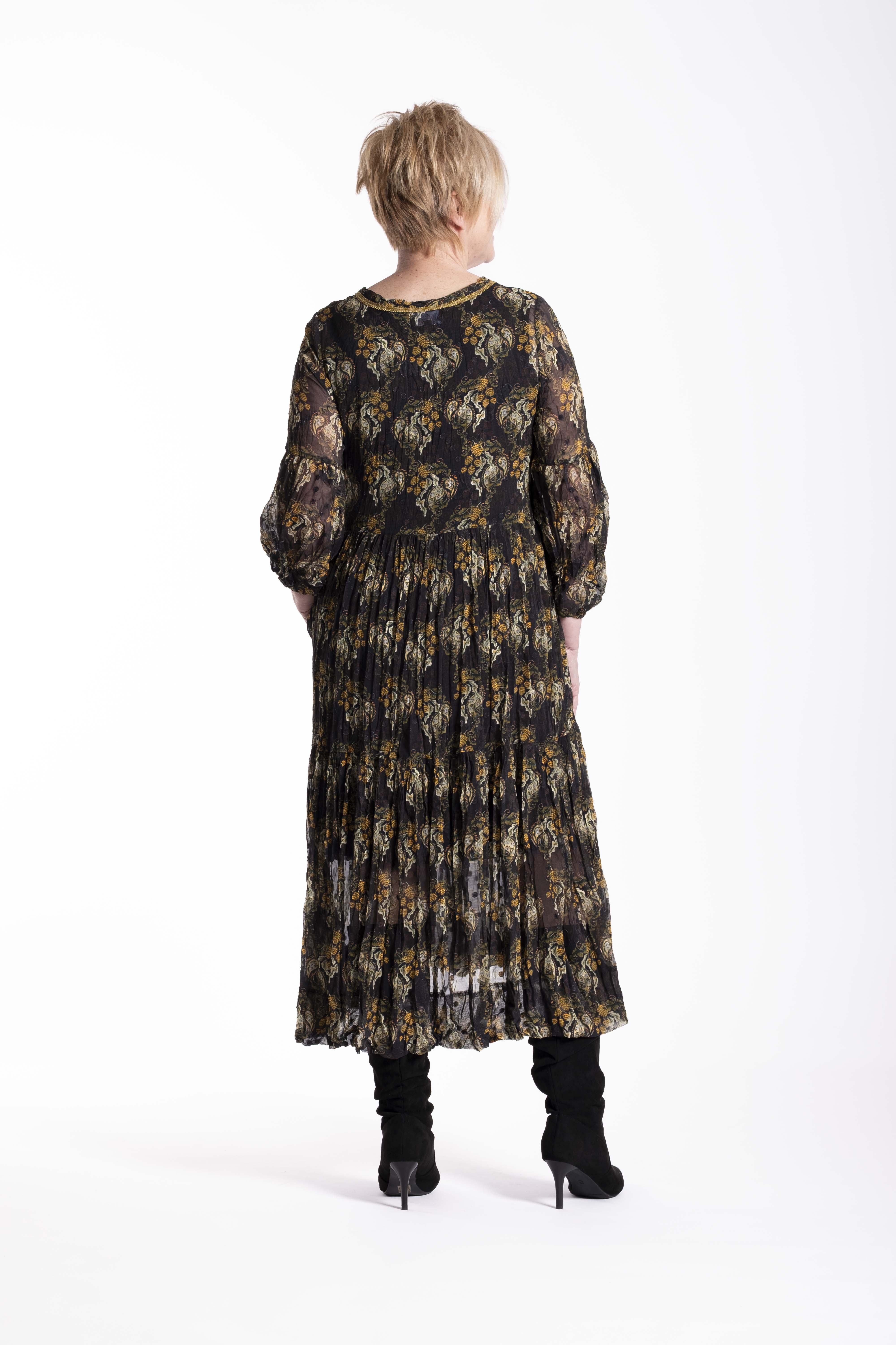 Tiered Dress Twilight Bloom