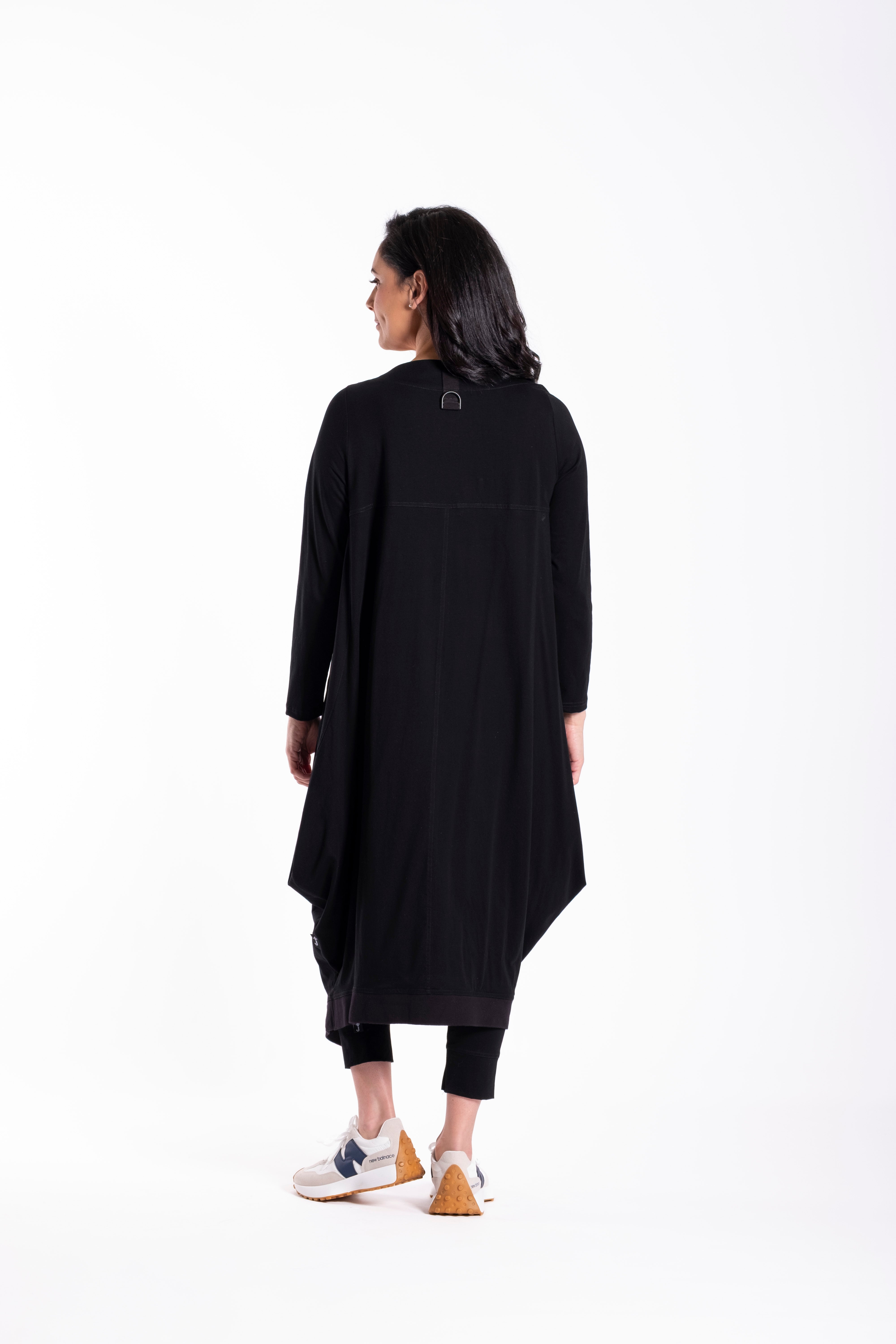 Urban Fold Dress Noir