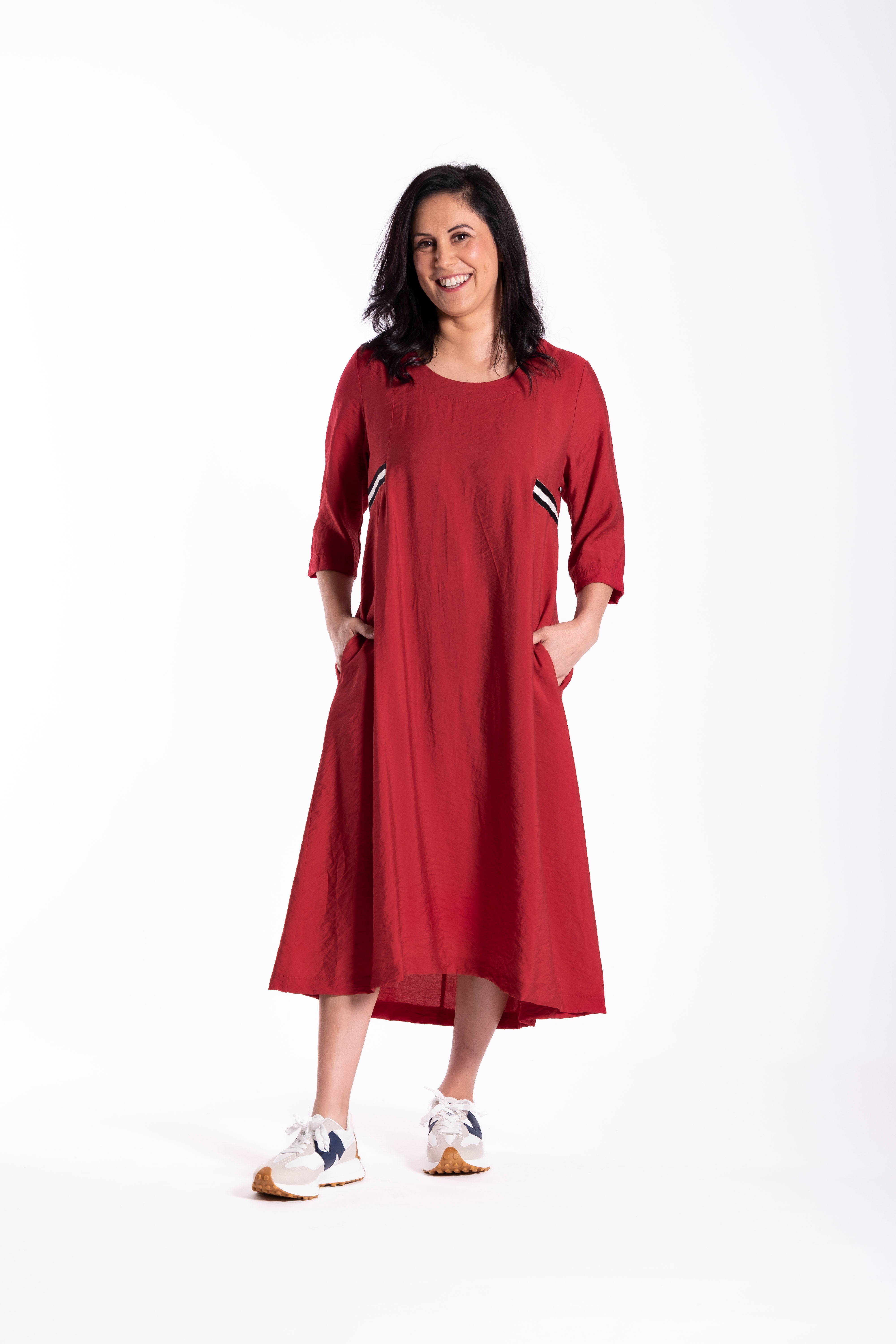 Maddy Dress Crimson