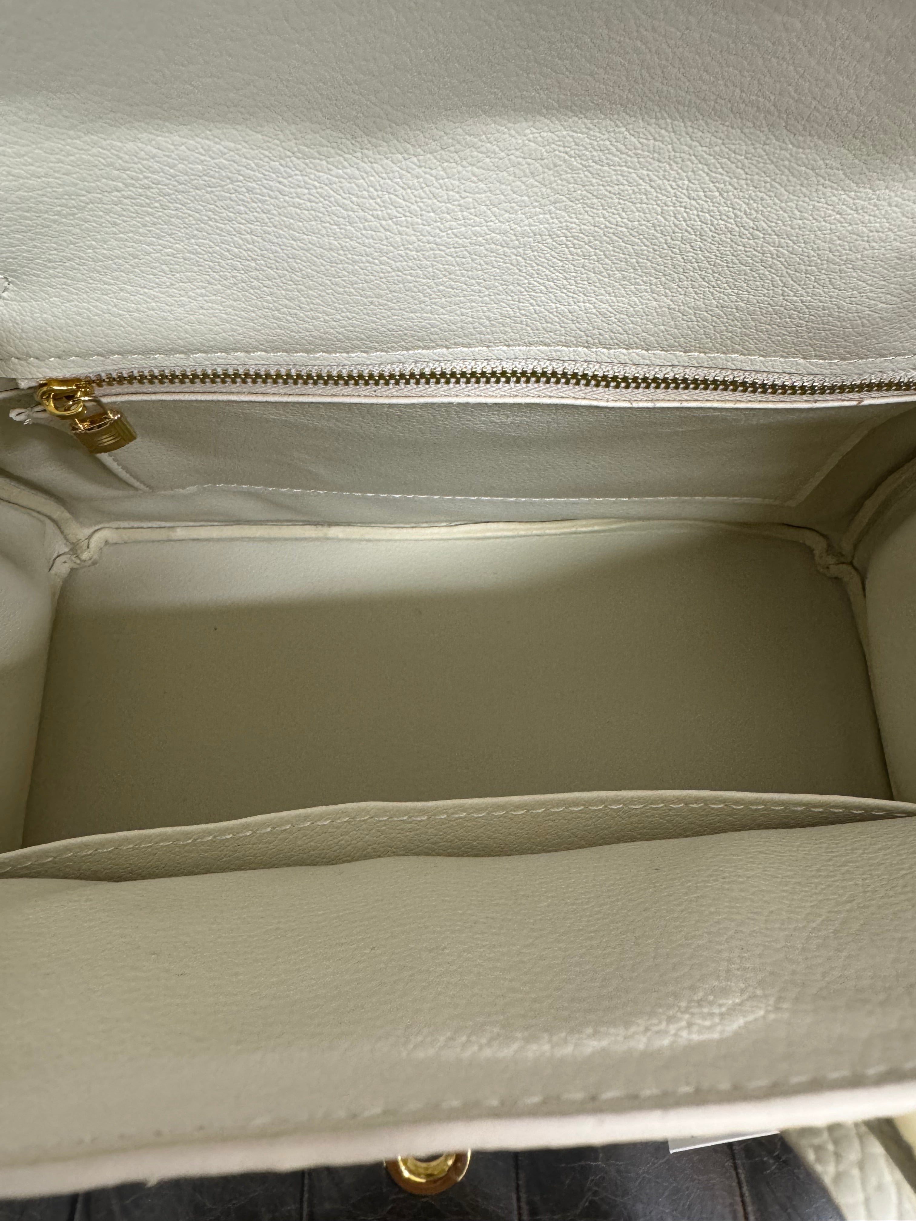 Jellicoe Priscilla Leather Handbag Cream