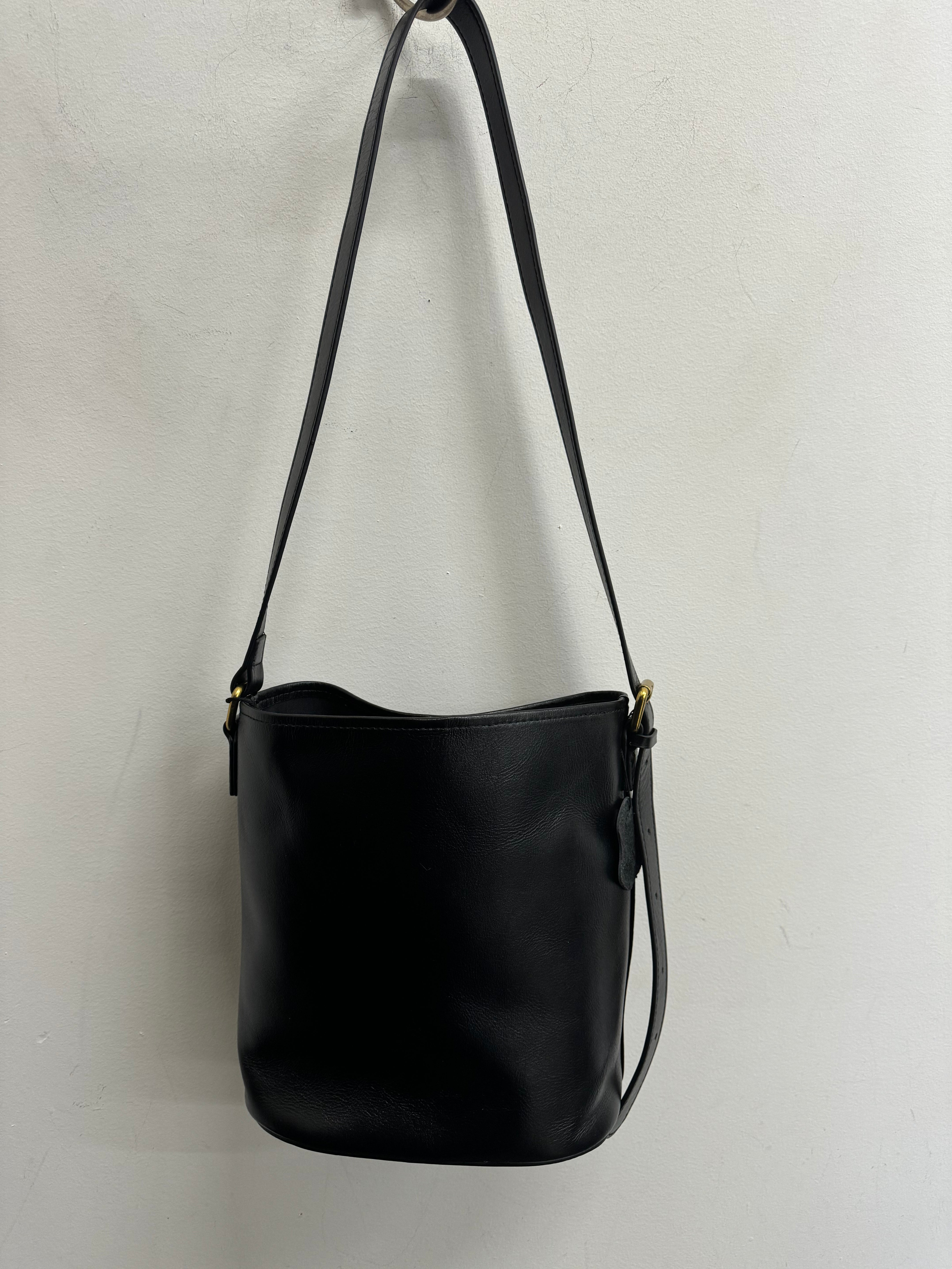 Small Bucket Bag Black