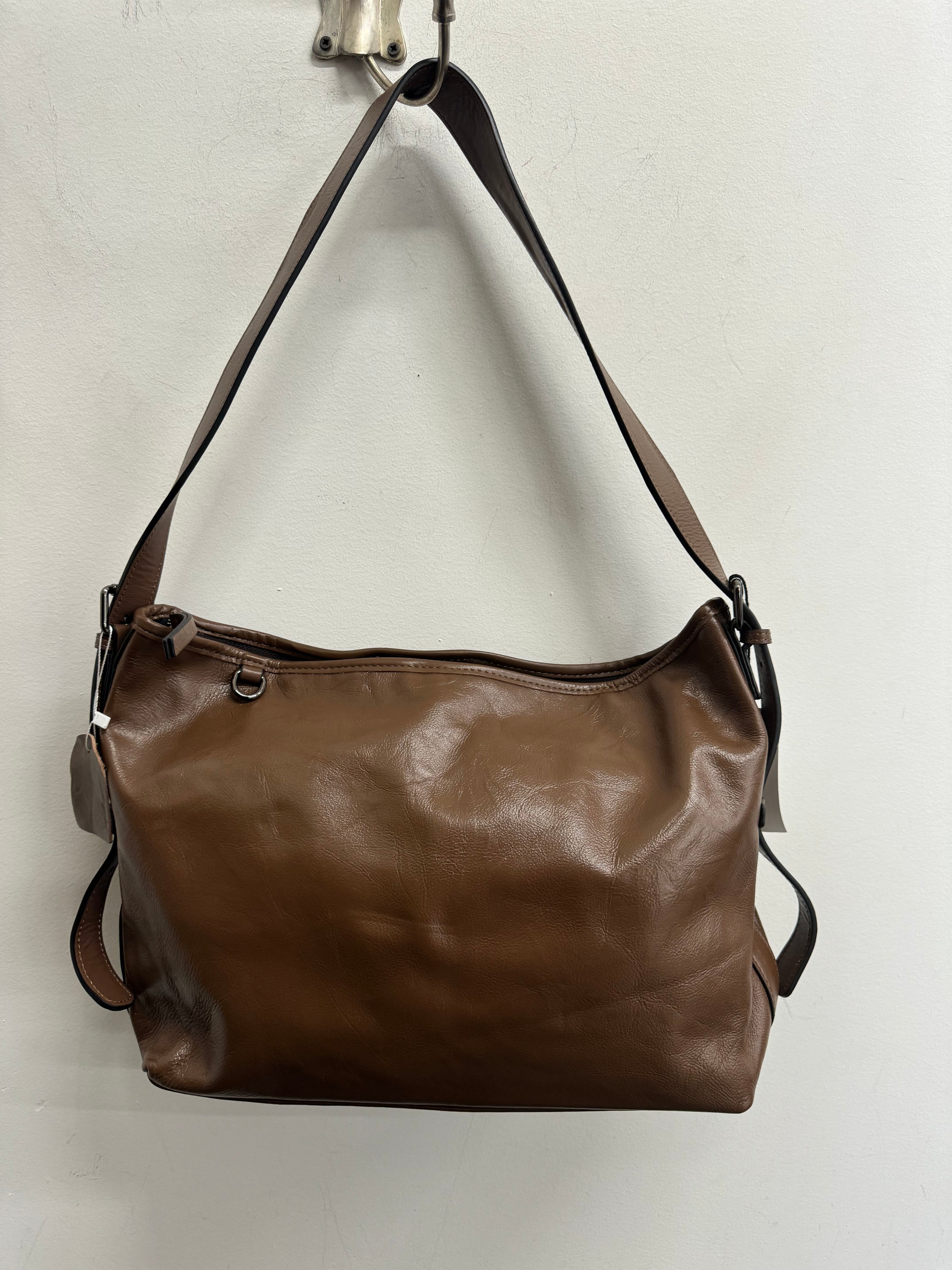 Mud Brown Satchel Handbag