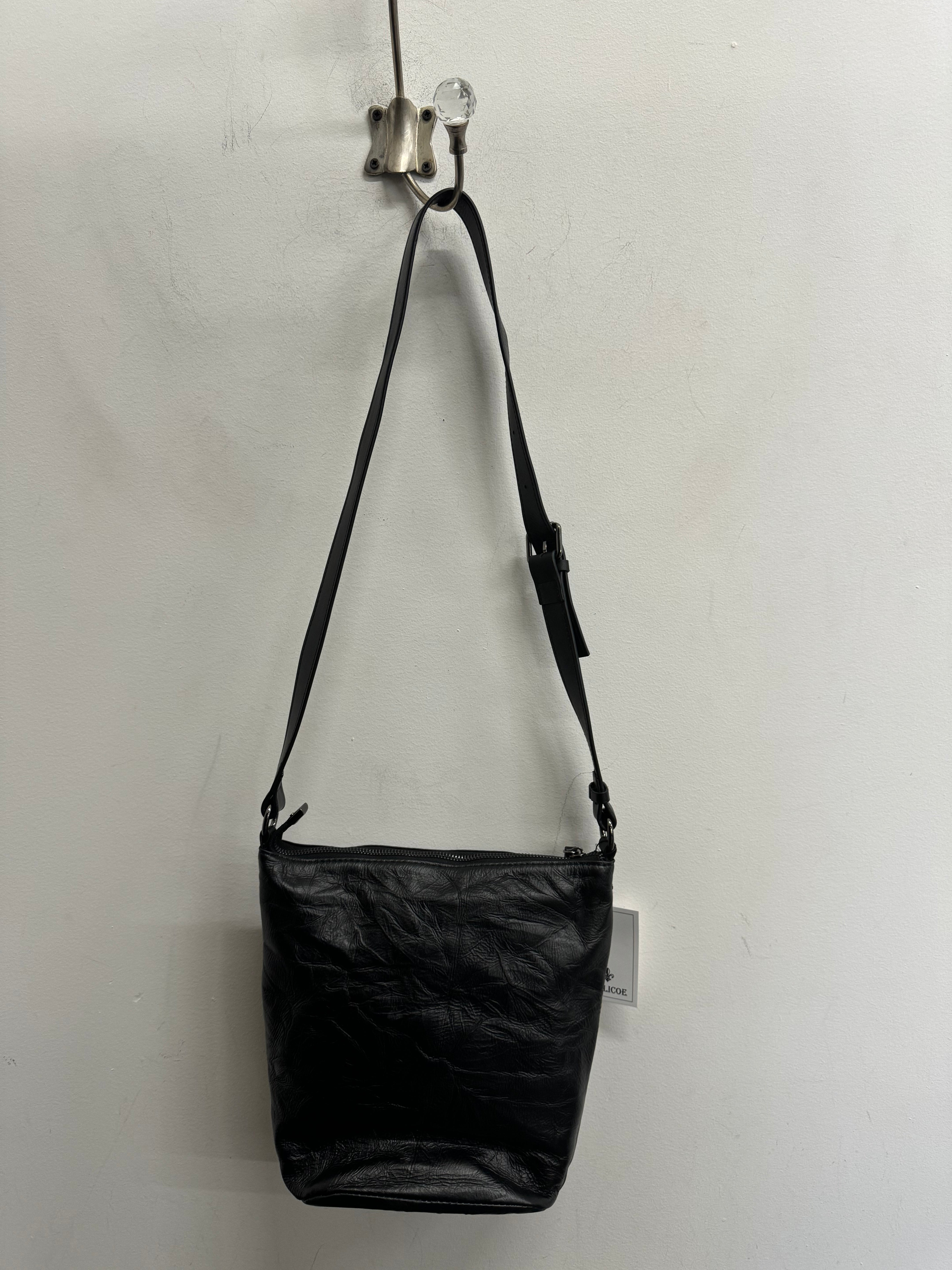Black Bucket Handbag