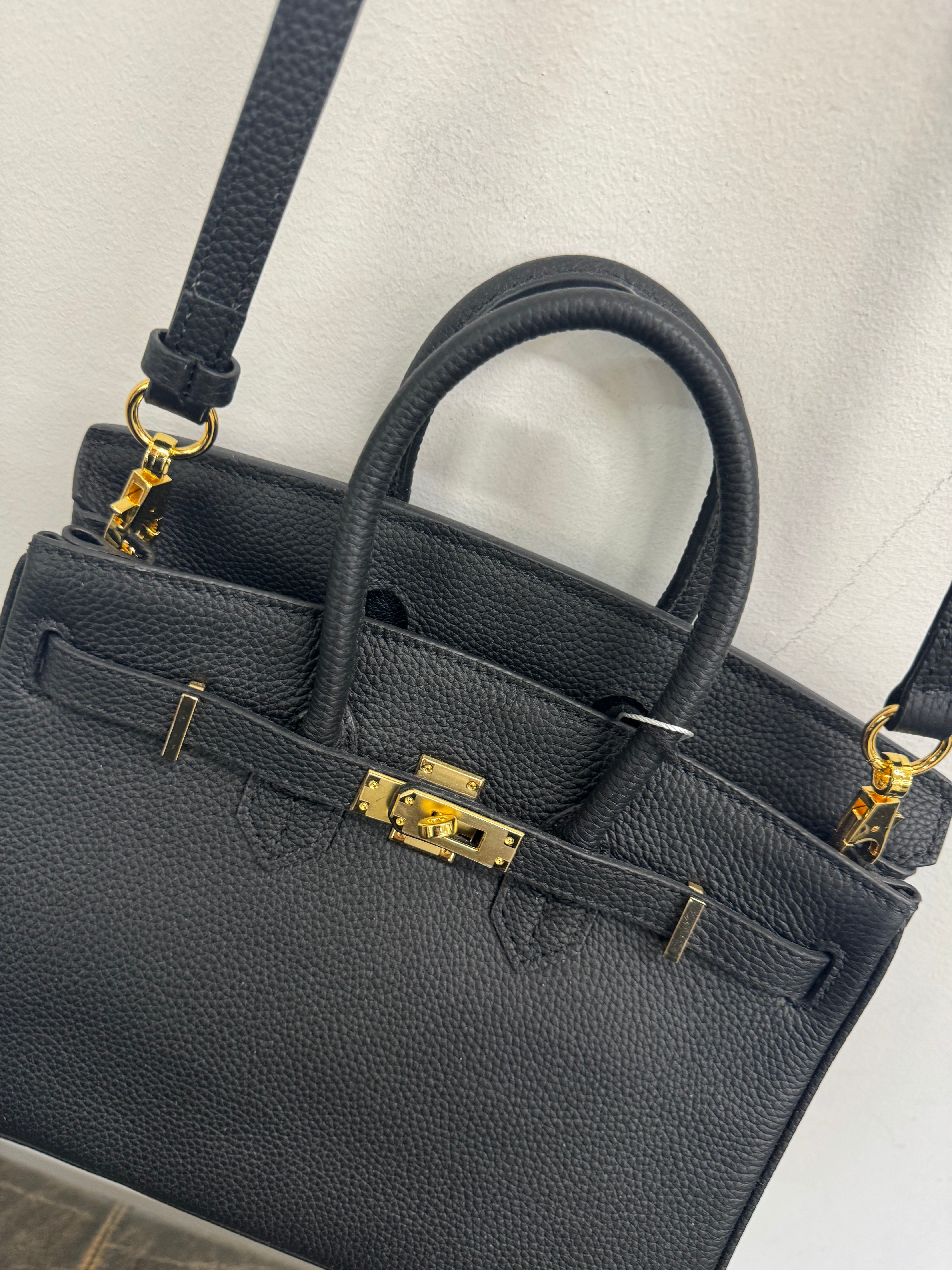 Jellicoe Priscilla Leather Handbag Black - Small
