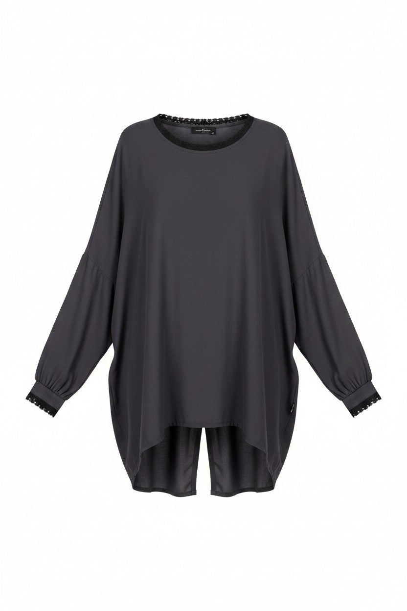 Relaxed Top Slate Grey