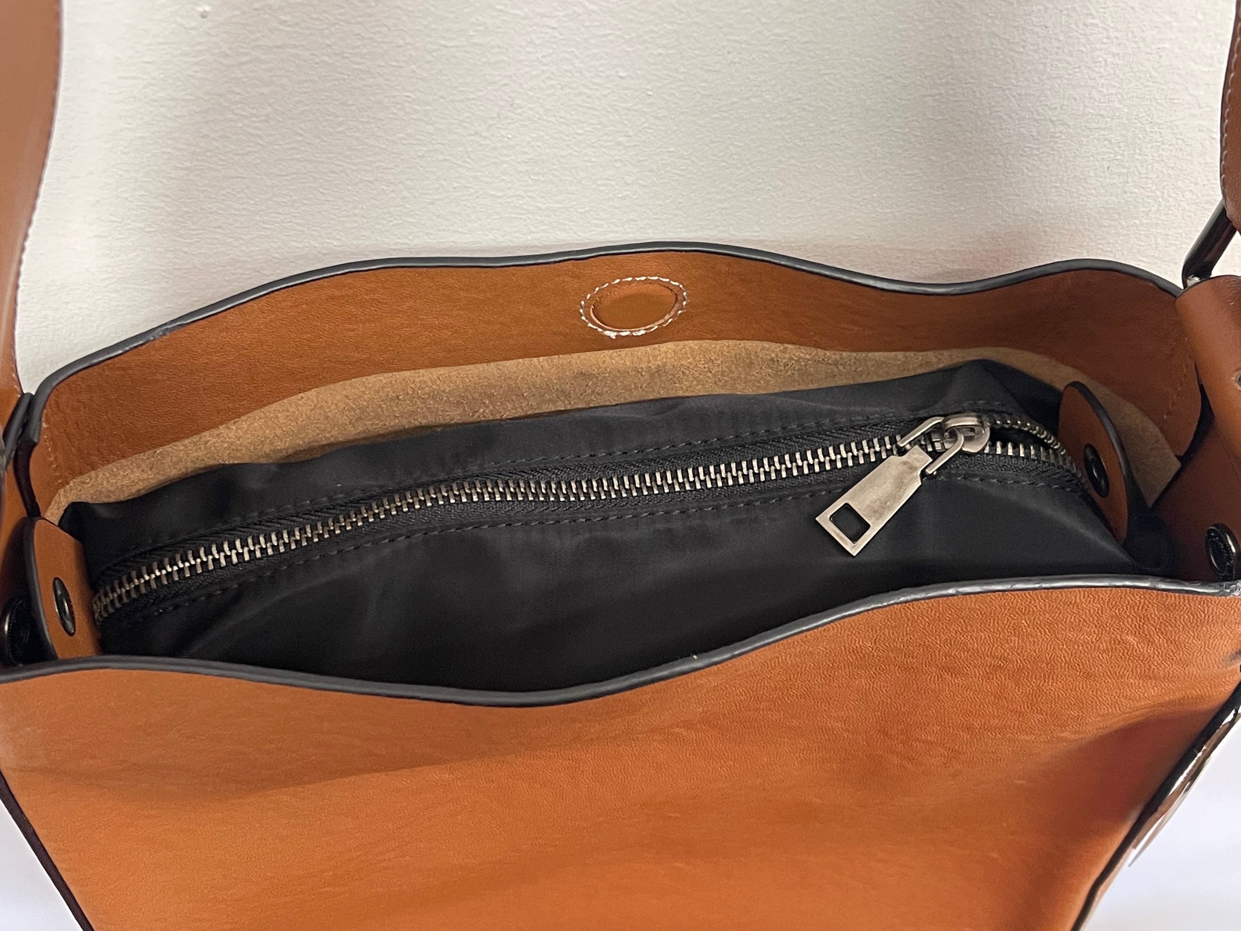 Jellicoe Crossbody Handbag Leather Tan