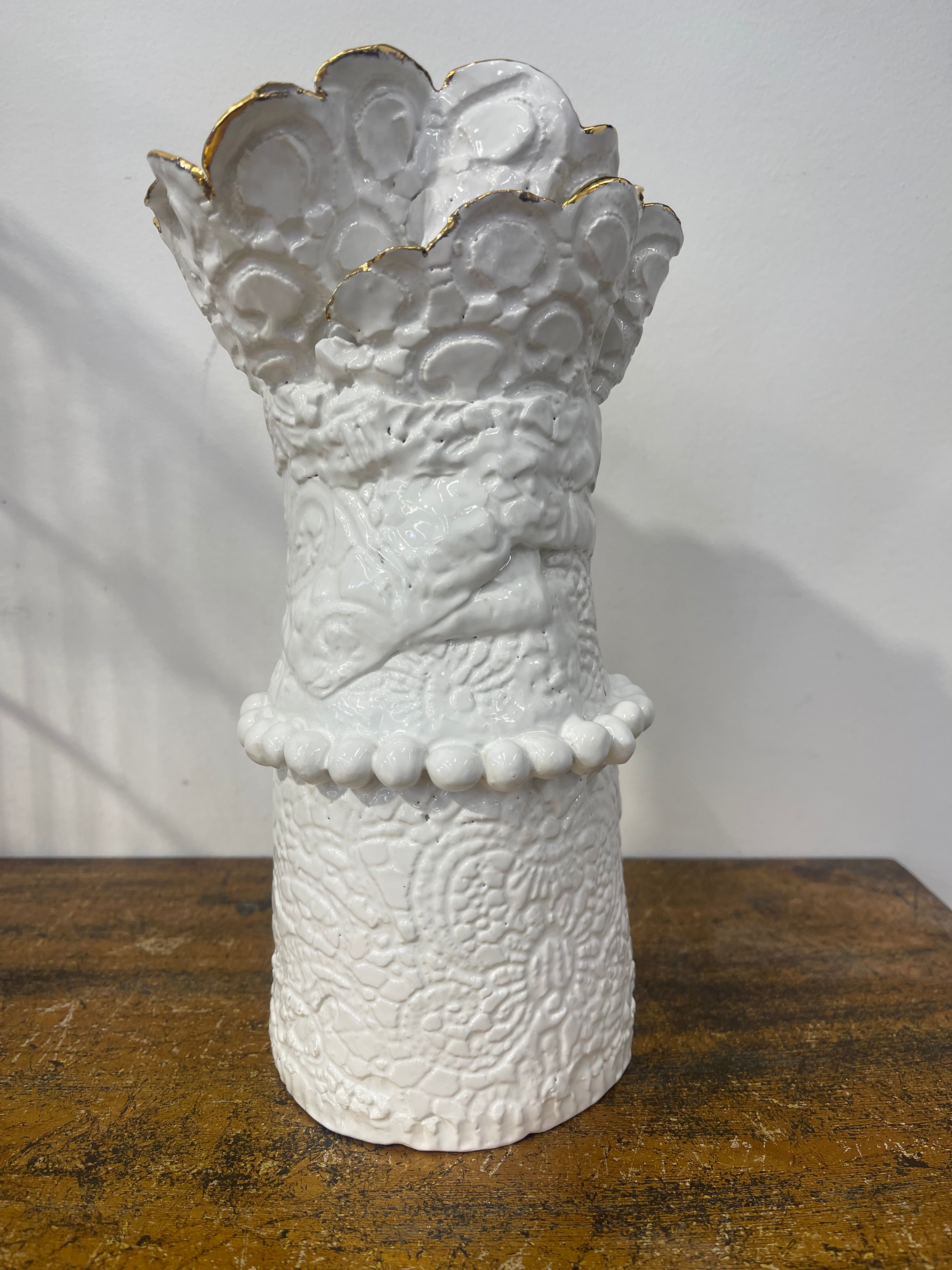 Tall Lace Vase 2