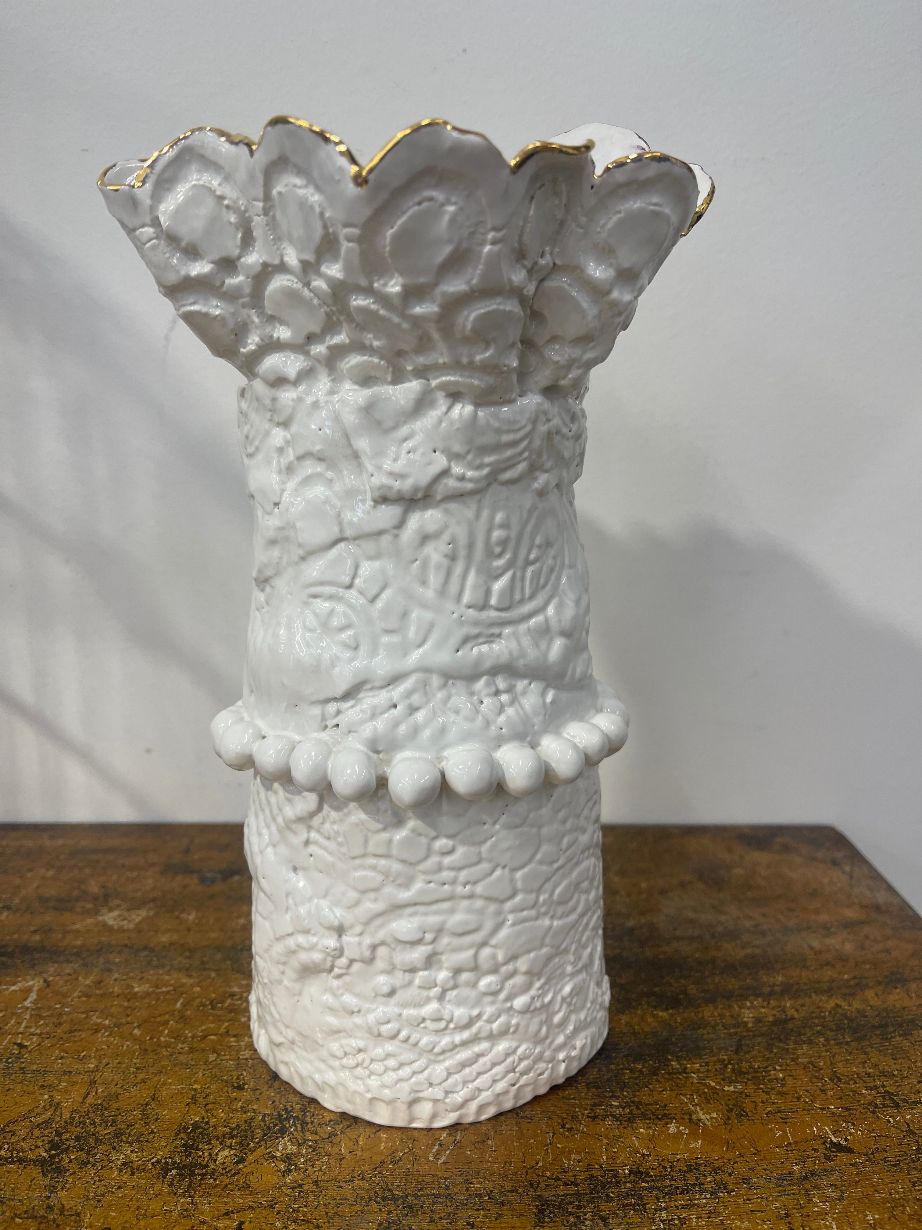 Tall Lace Vase 2
