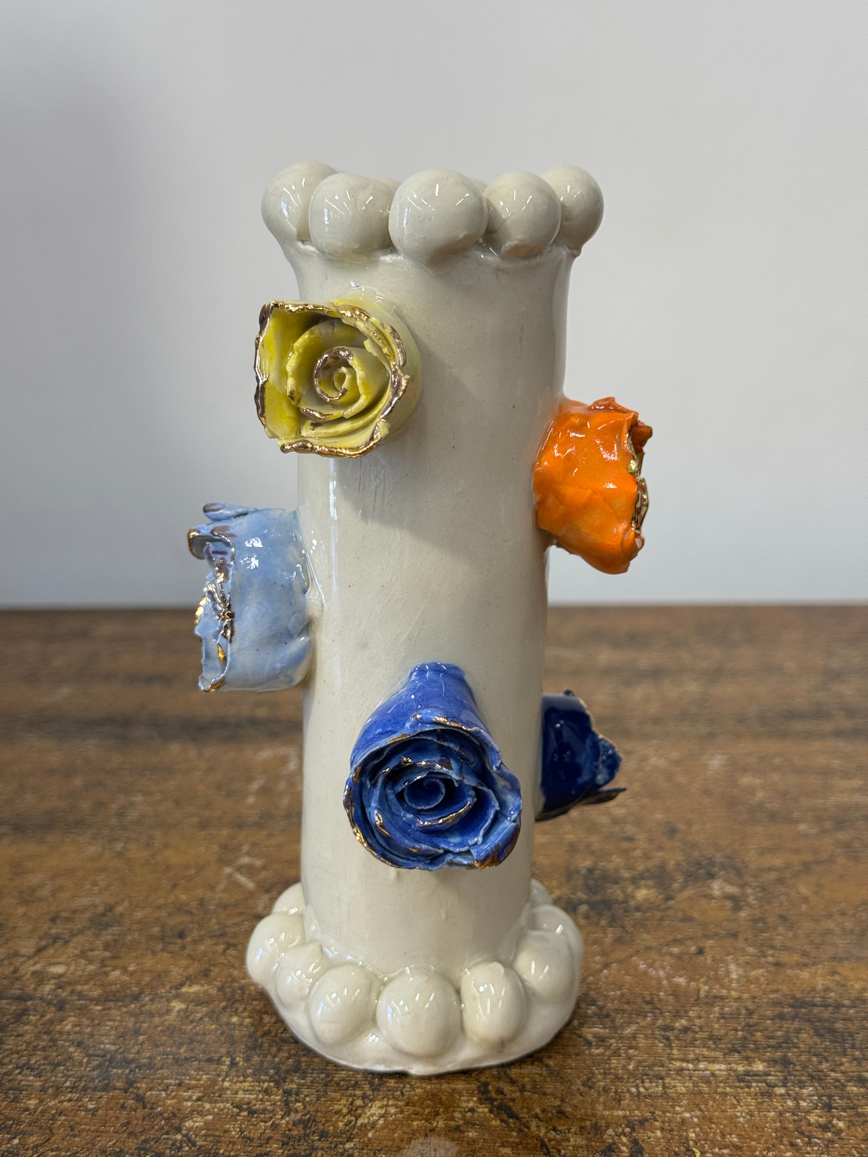 Vase Coloured Bloom