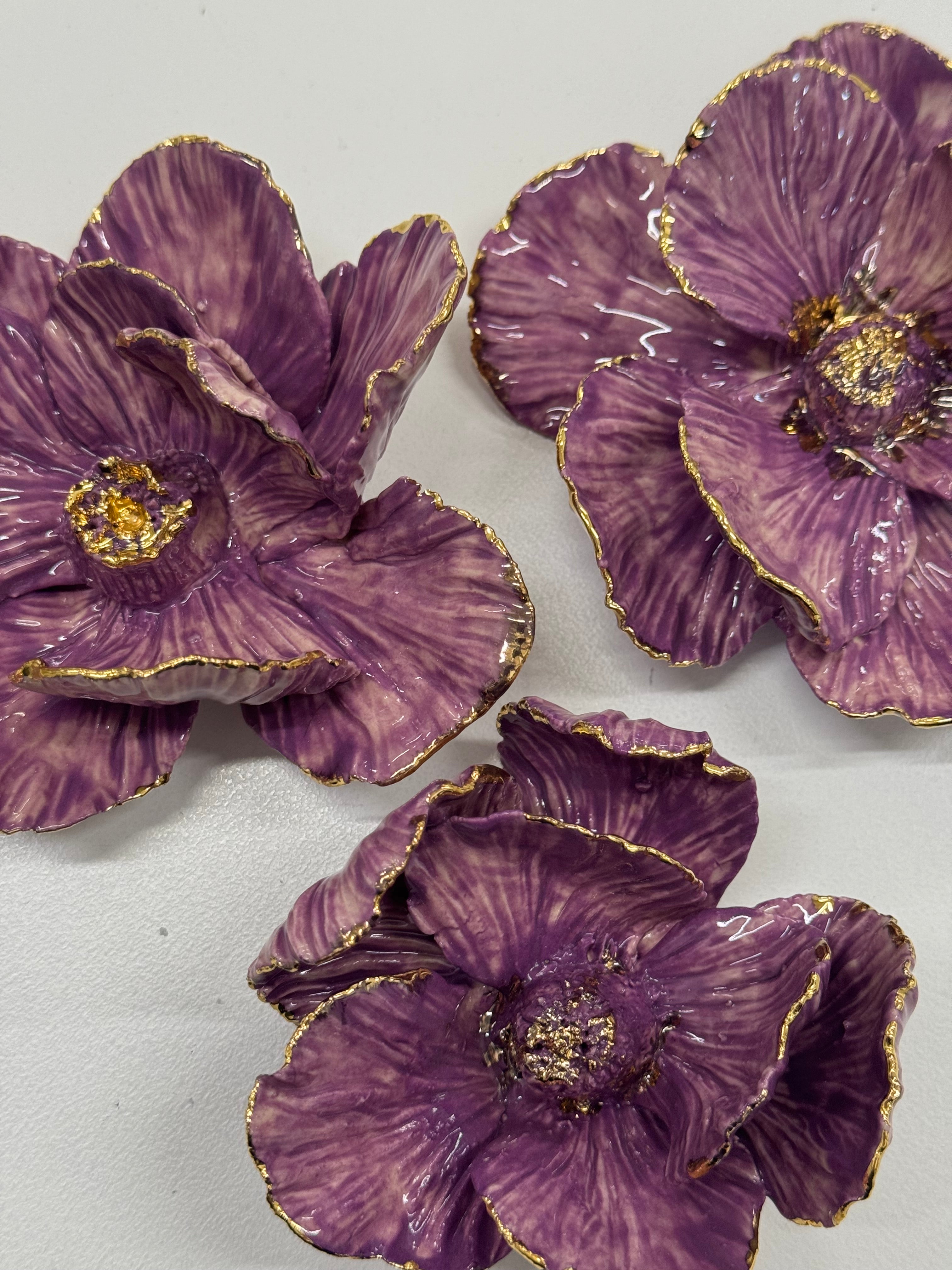 Wall Flower Medium  - Purple