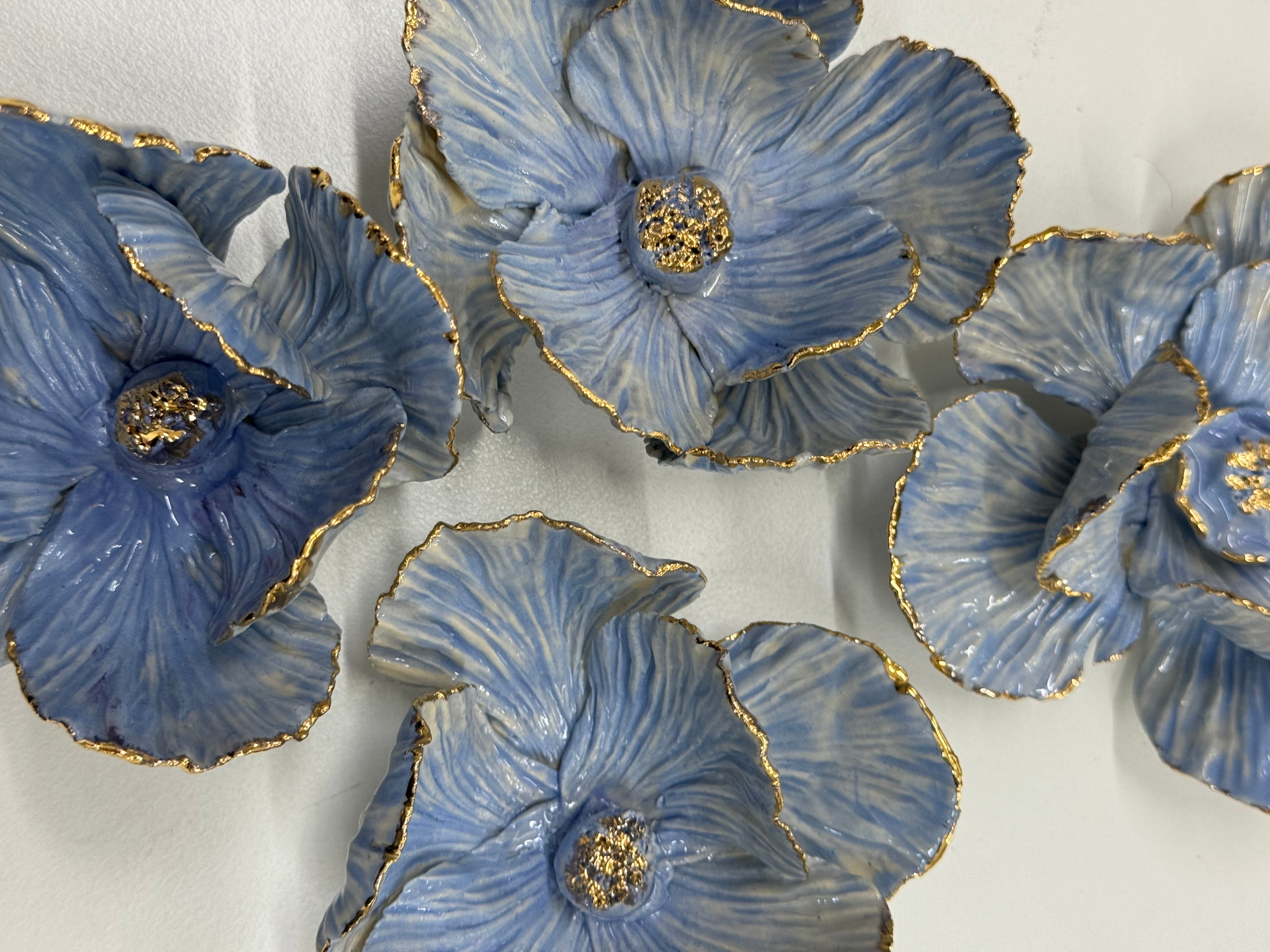Wall Flower Medium 1 - Powder Blue