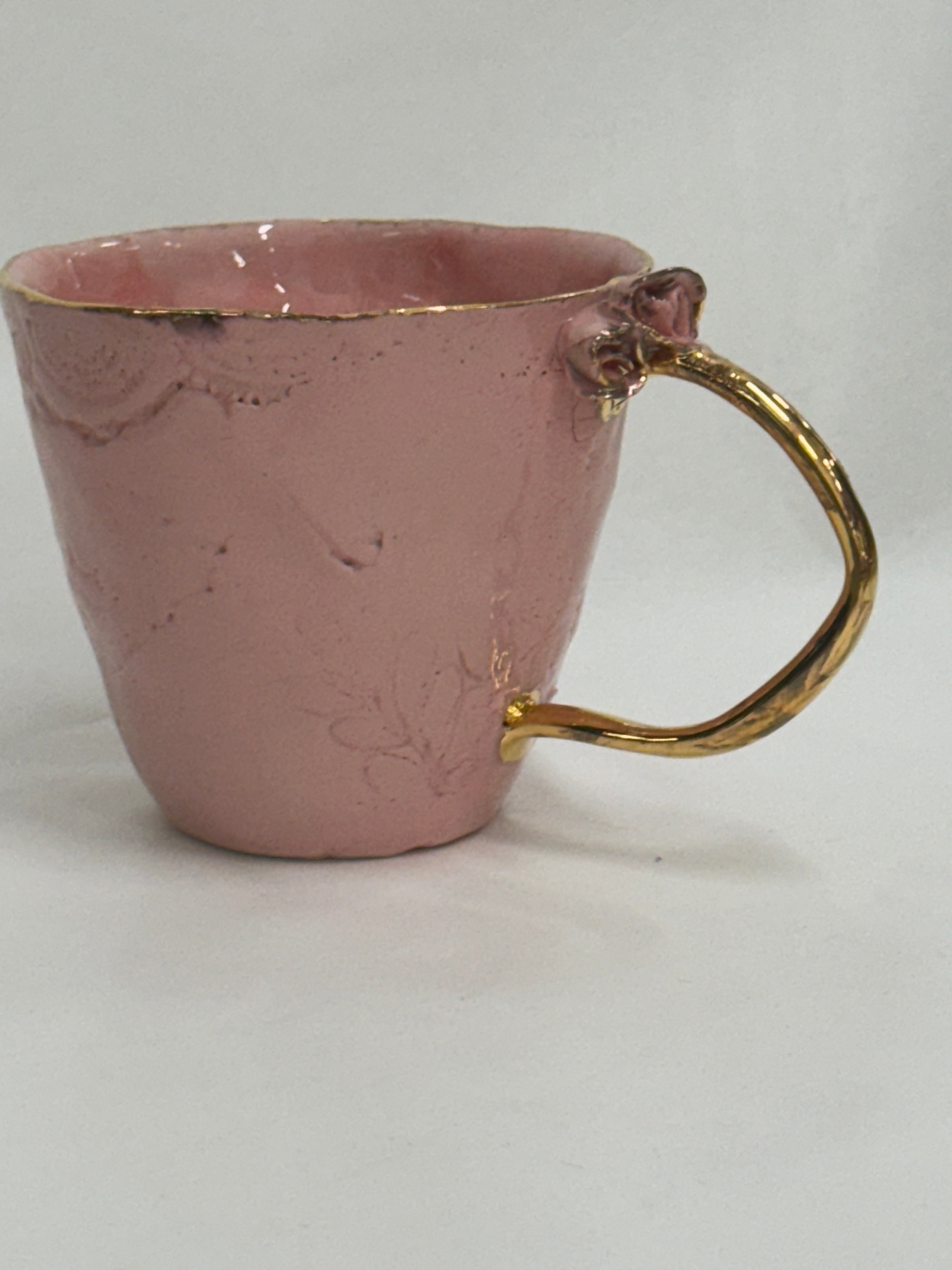 Cup Pink with Roses 3