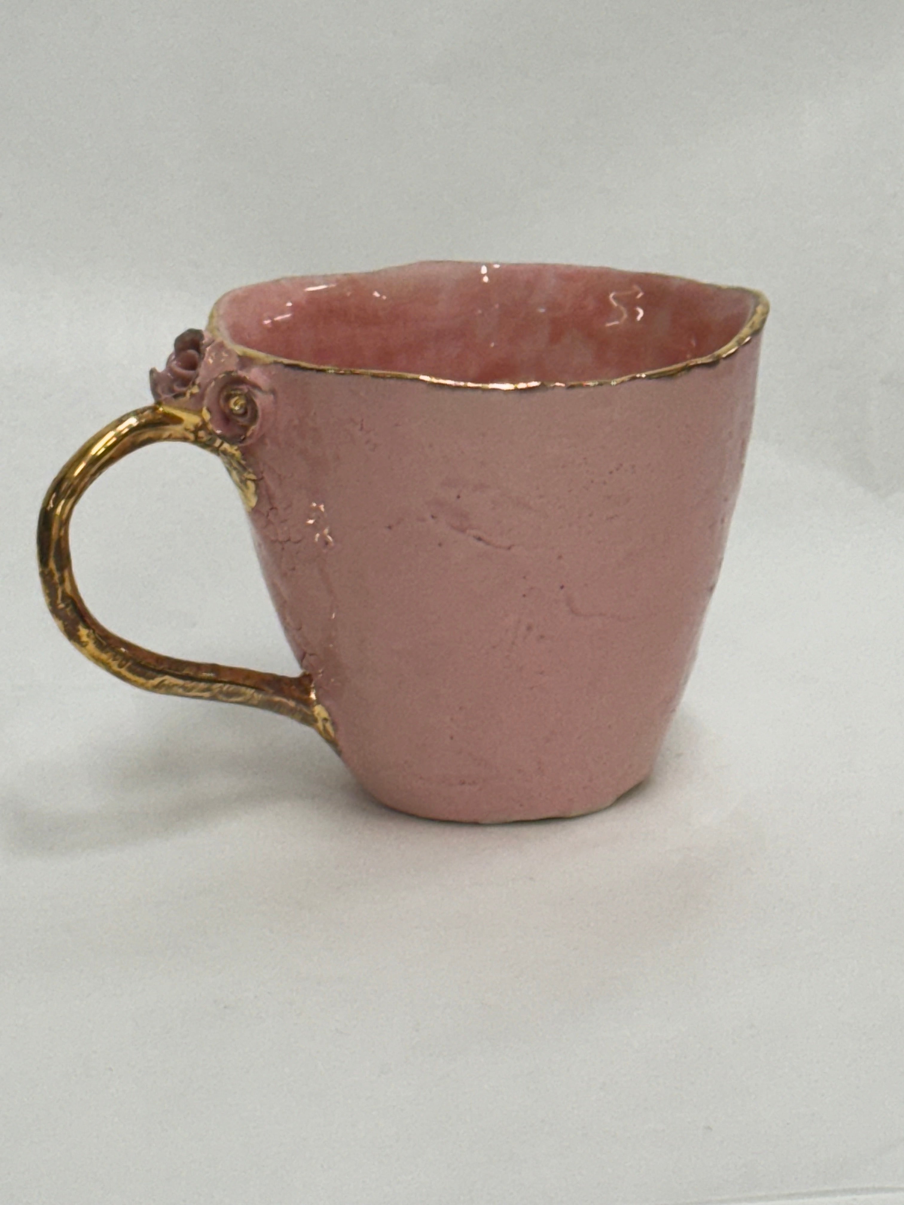 Cup Pink with Roses 4
