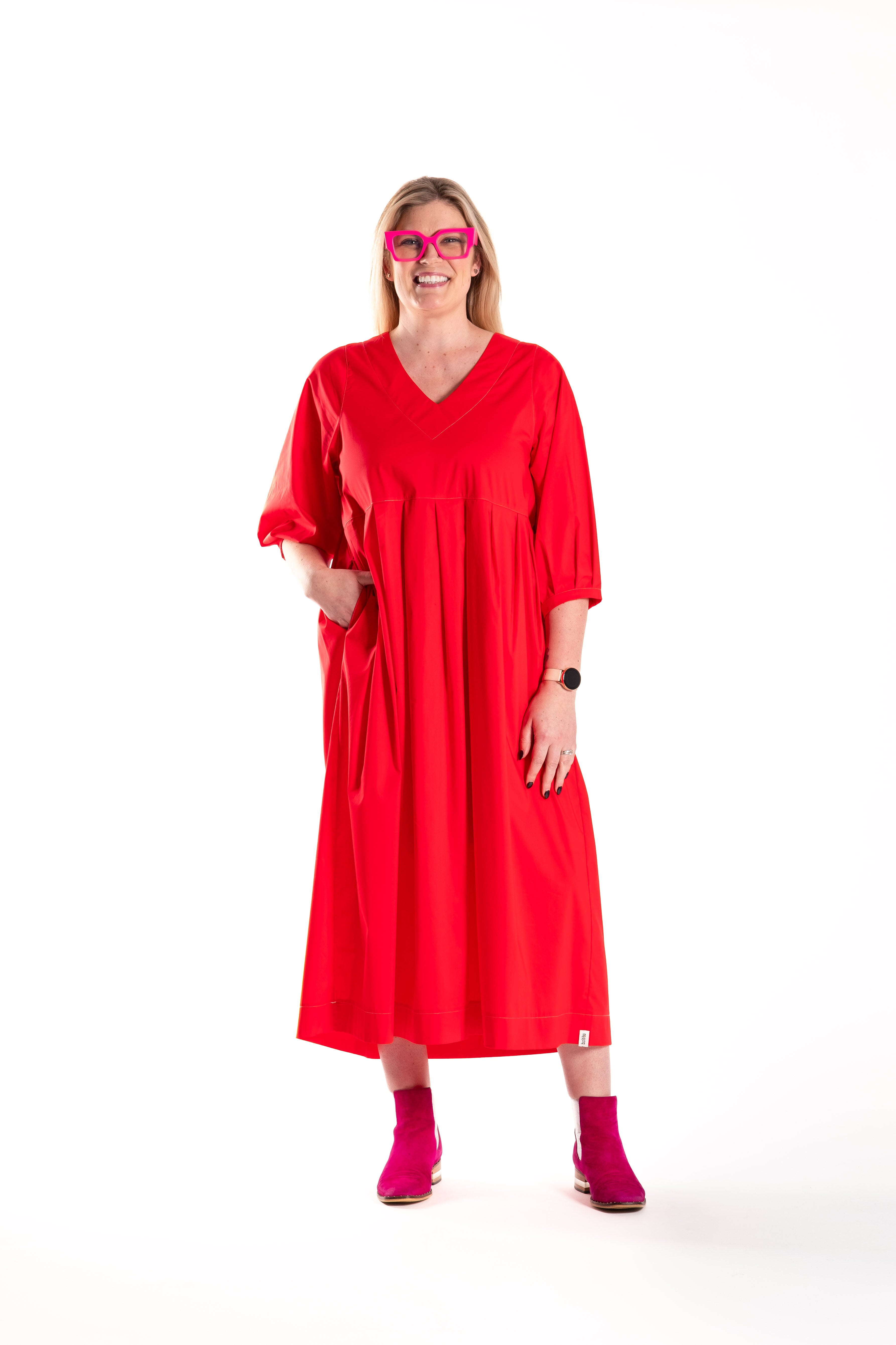 Kendra Dress Coral Reef