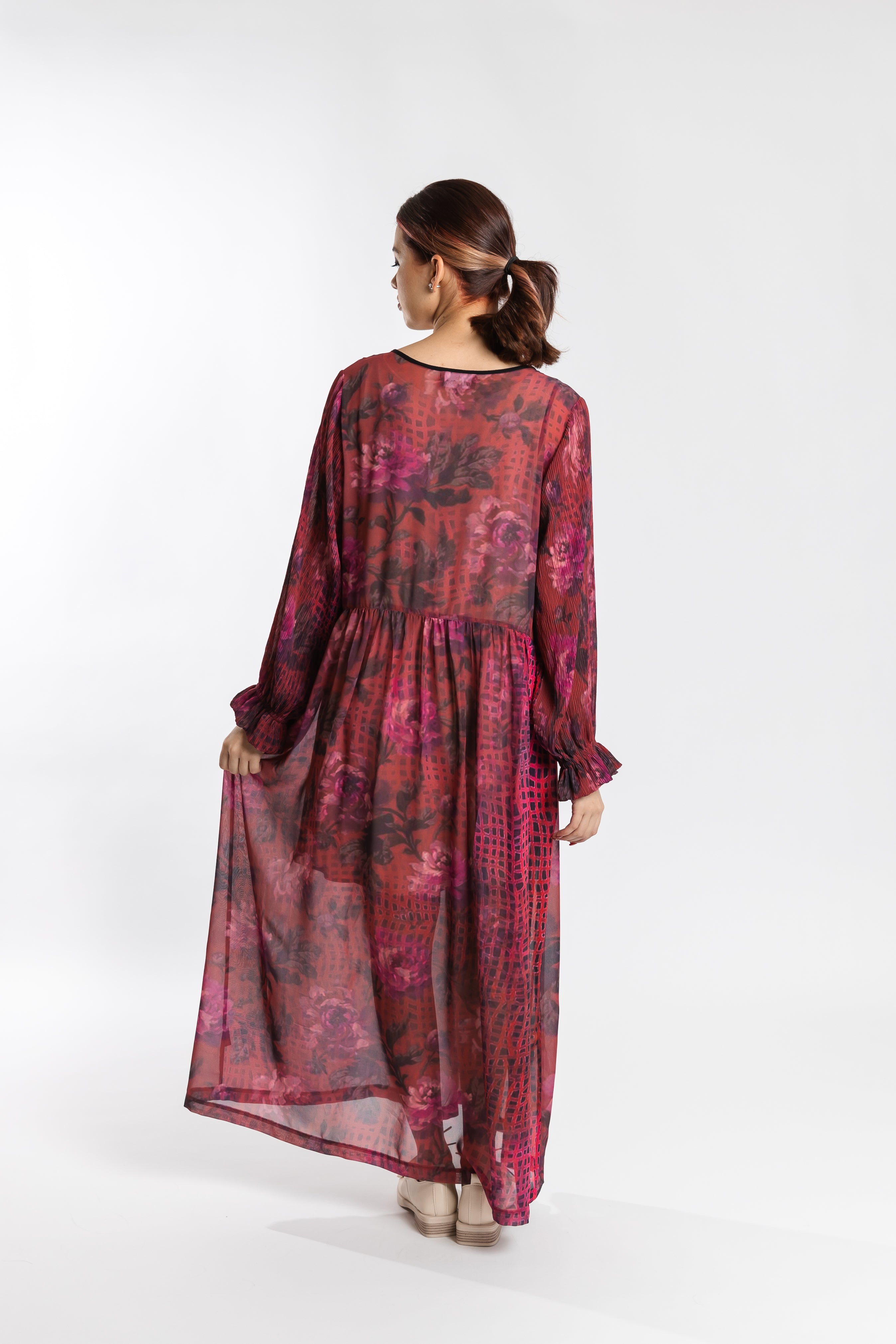 Kylie Dress Coral Rose