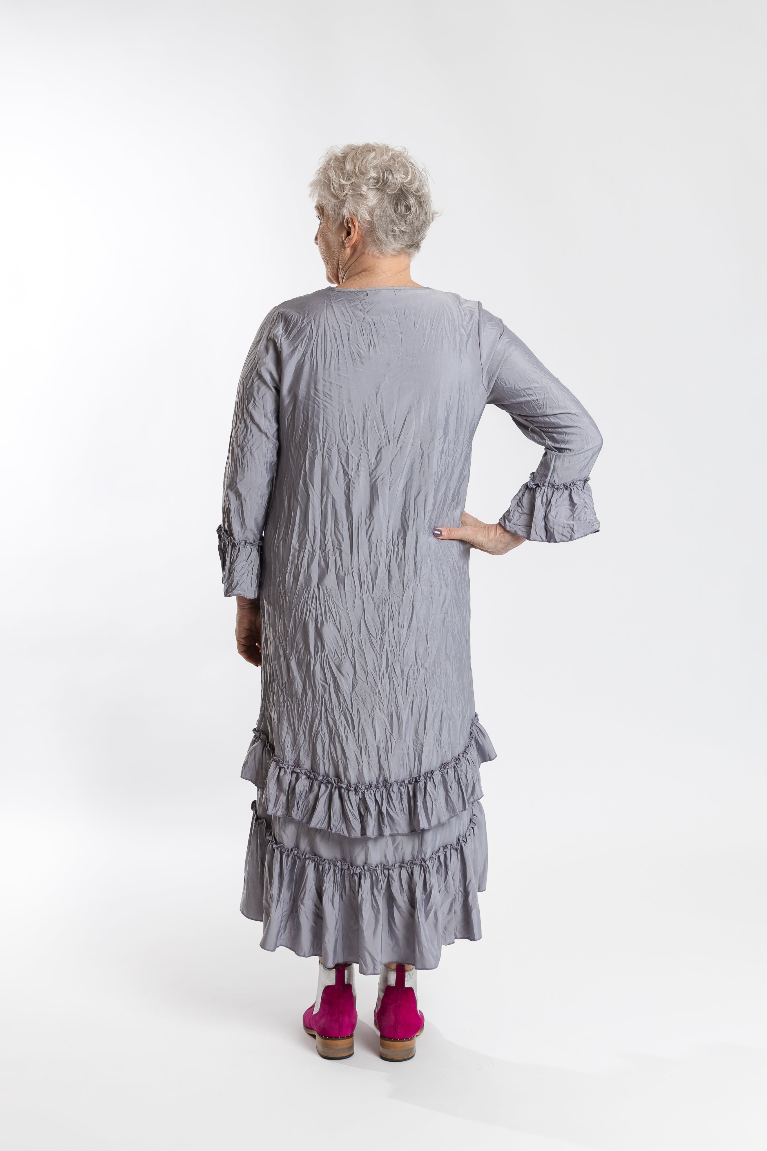 Fleur Dress Grey