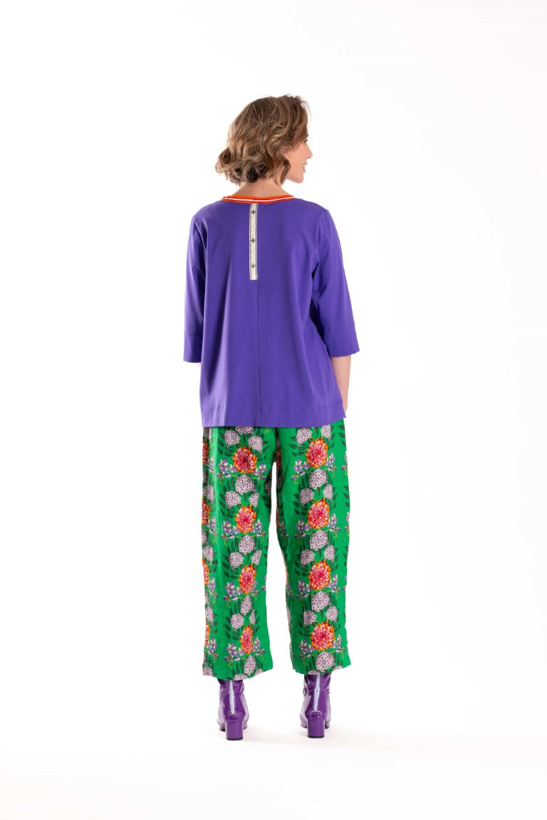 Lattice Top Purple