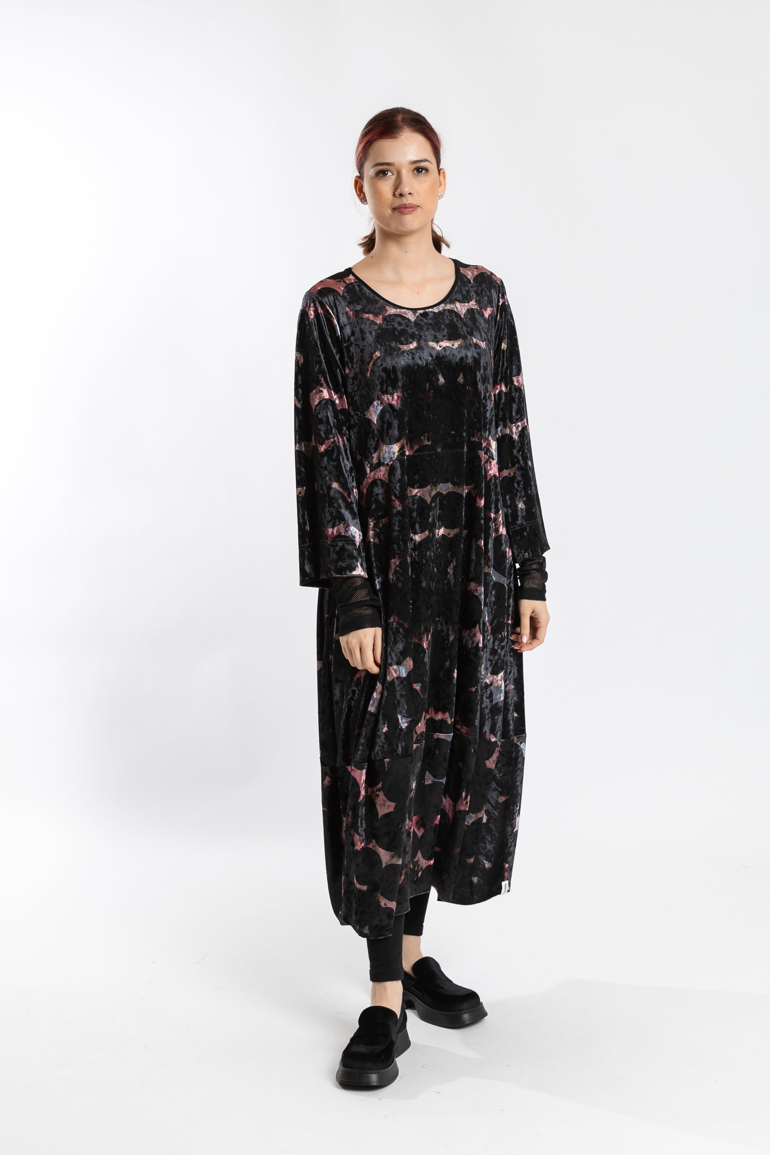 Marcia Dress Colour Me Wine Velvet