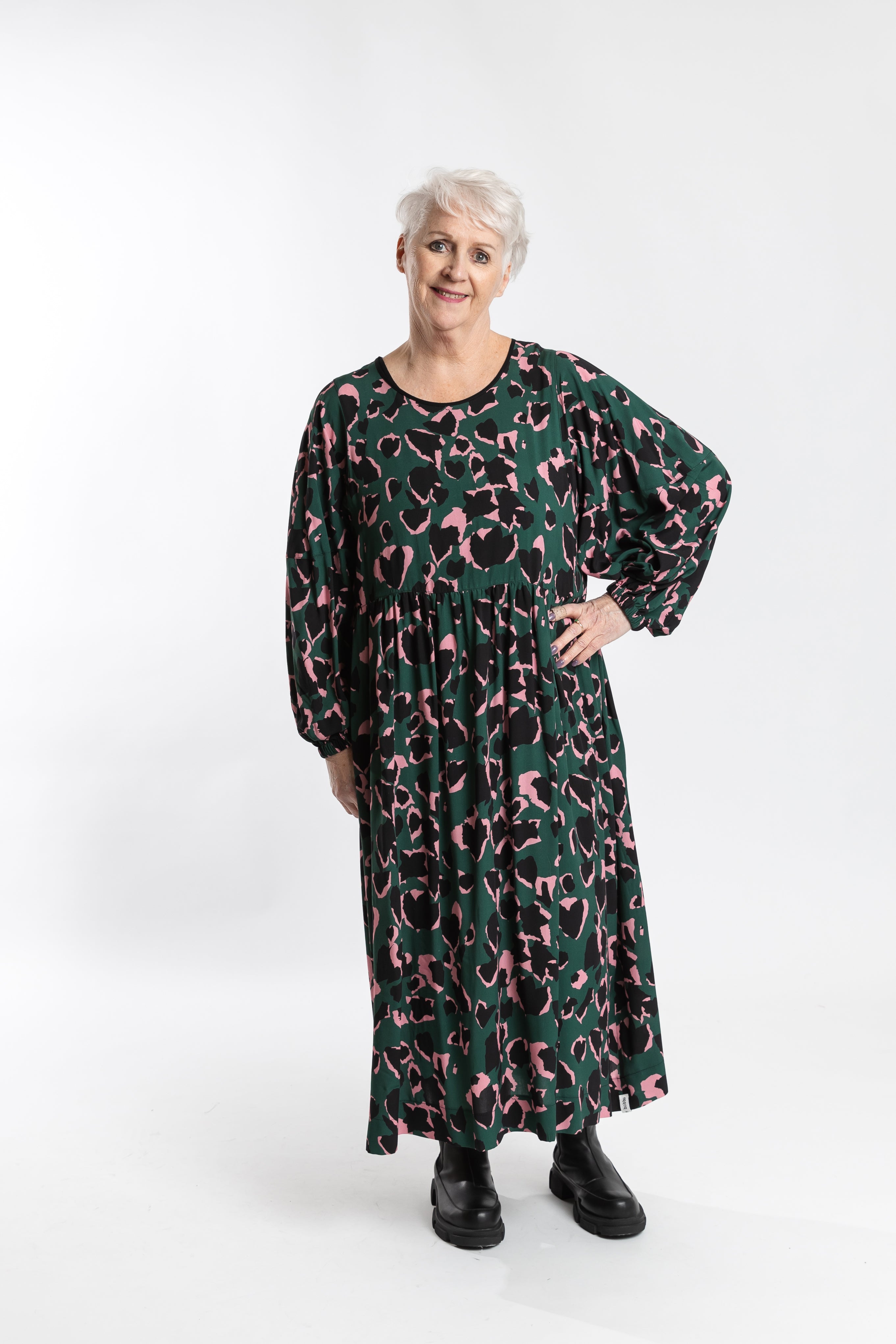 Brie Dress Green Lemonade