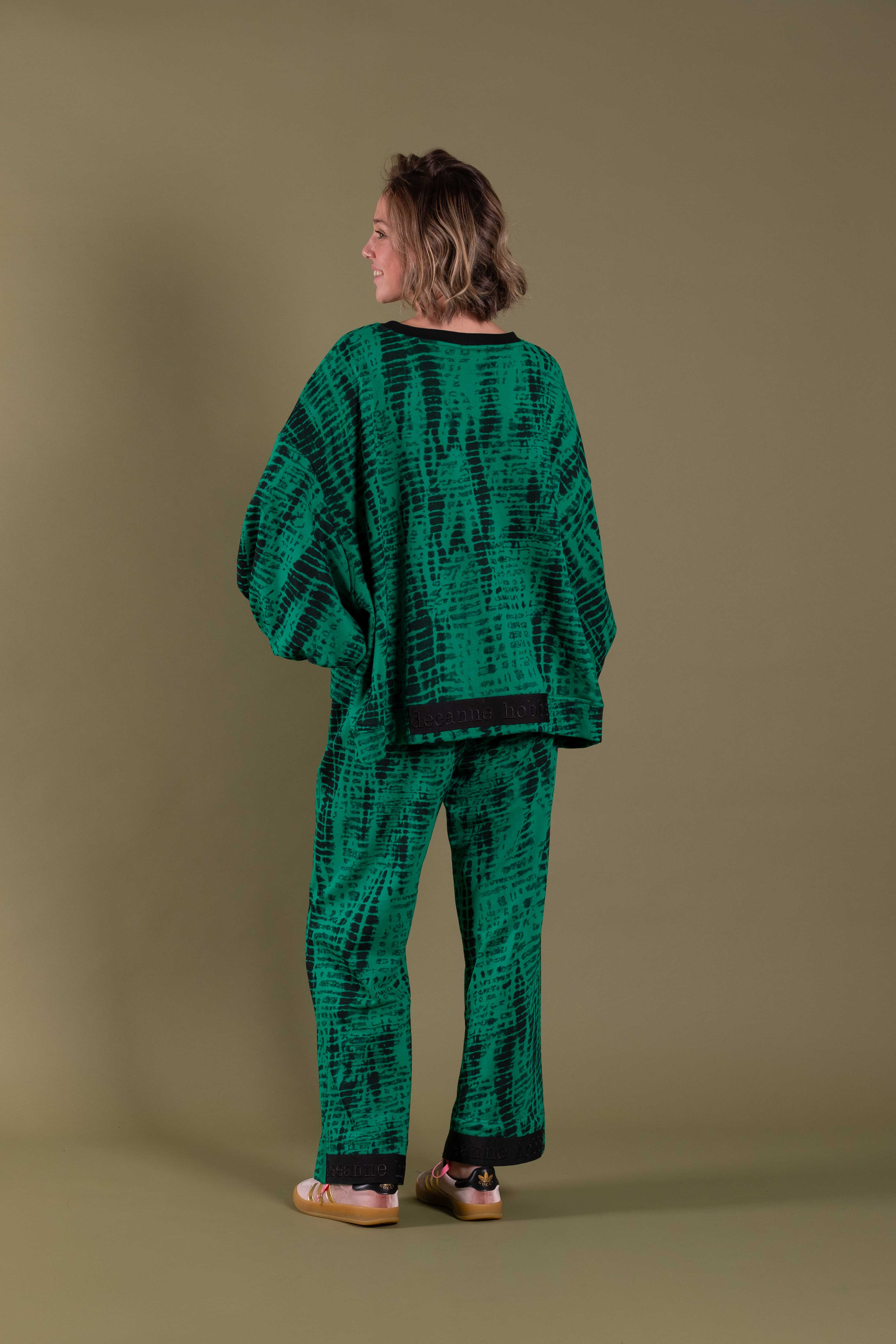 Brie Pants Green Retreat