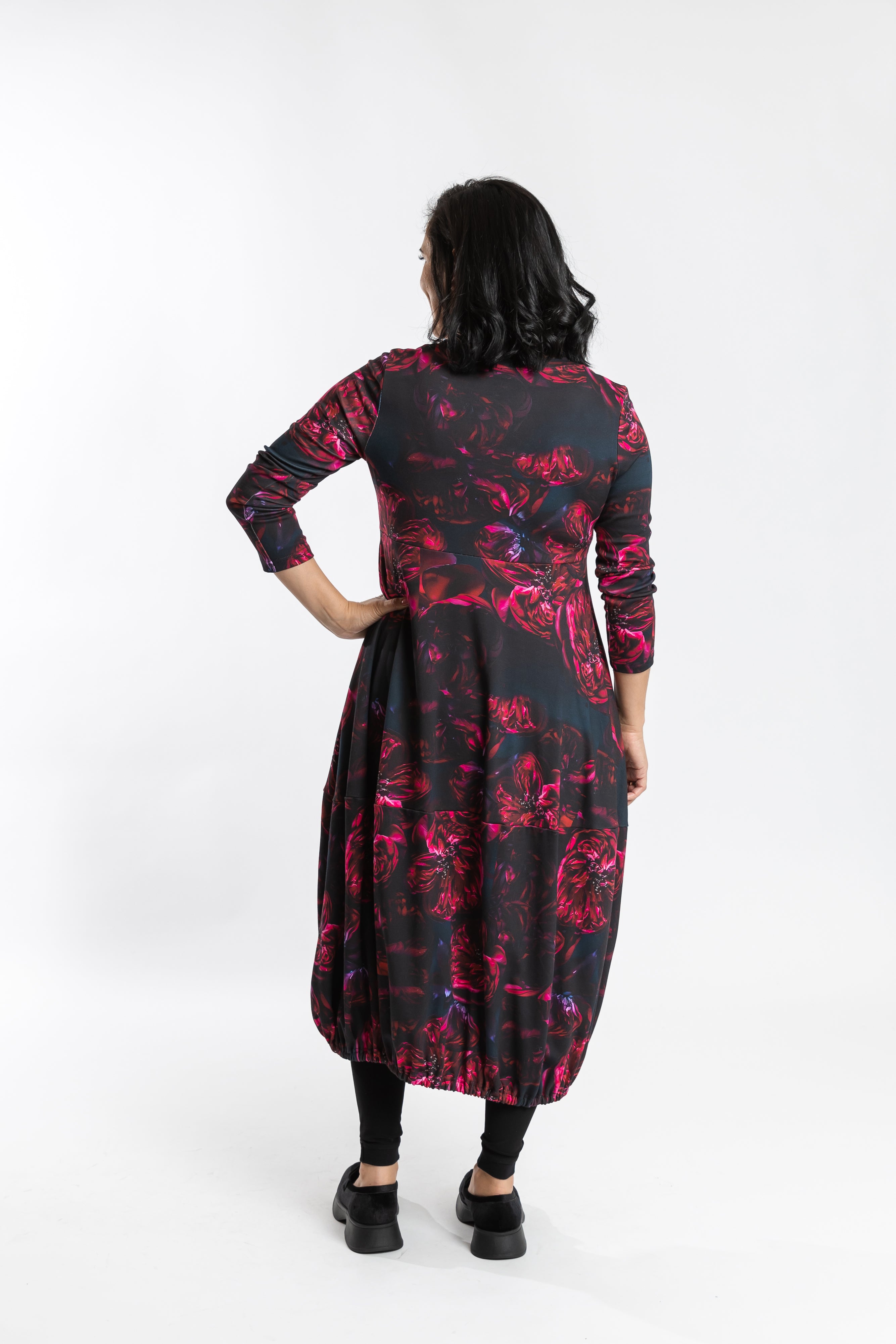 Sanderson Dress Cerise Reflection