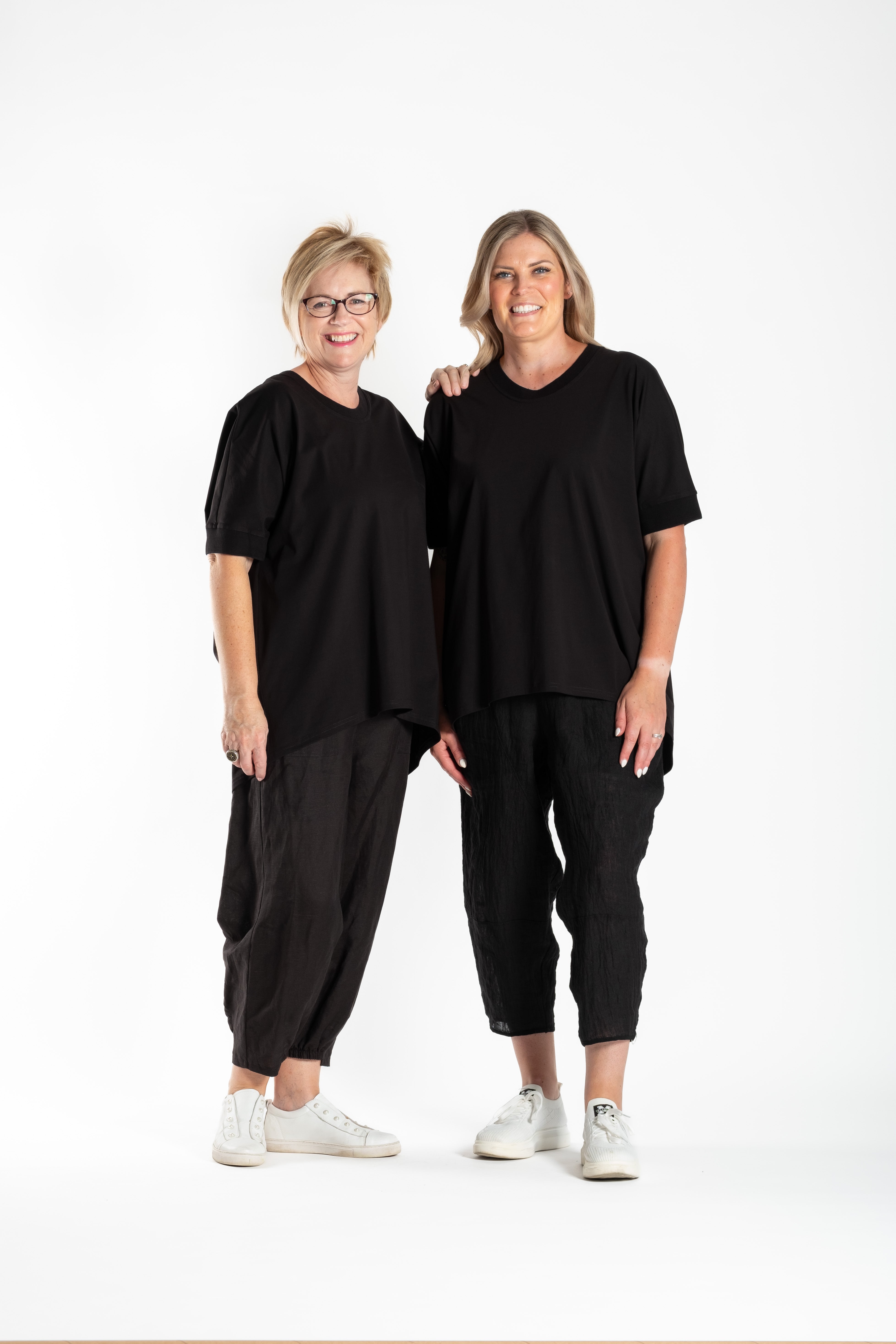 No Apologies Black Relaxed Top