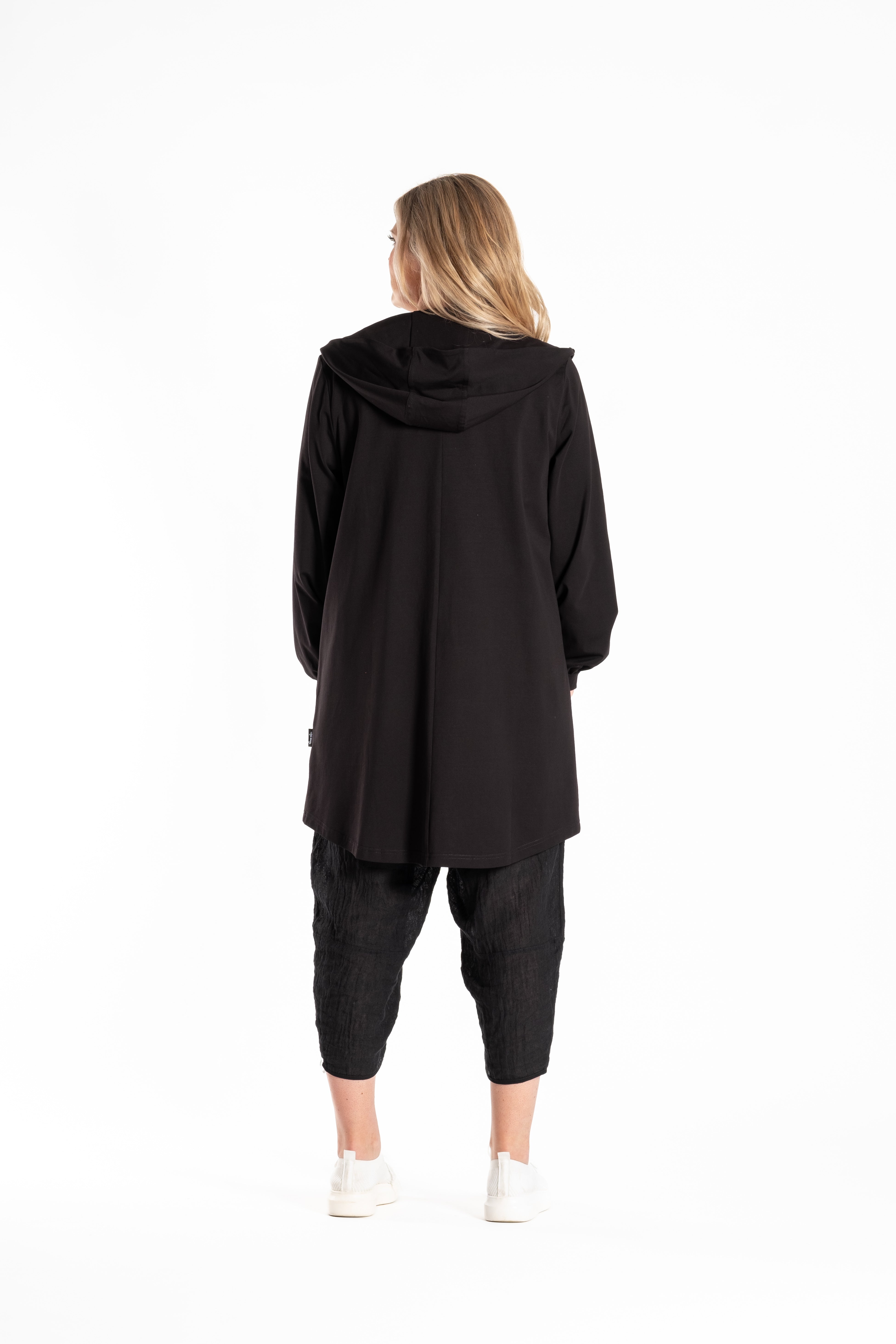 No Apologies Black Zip Up Jacket