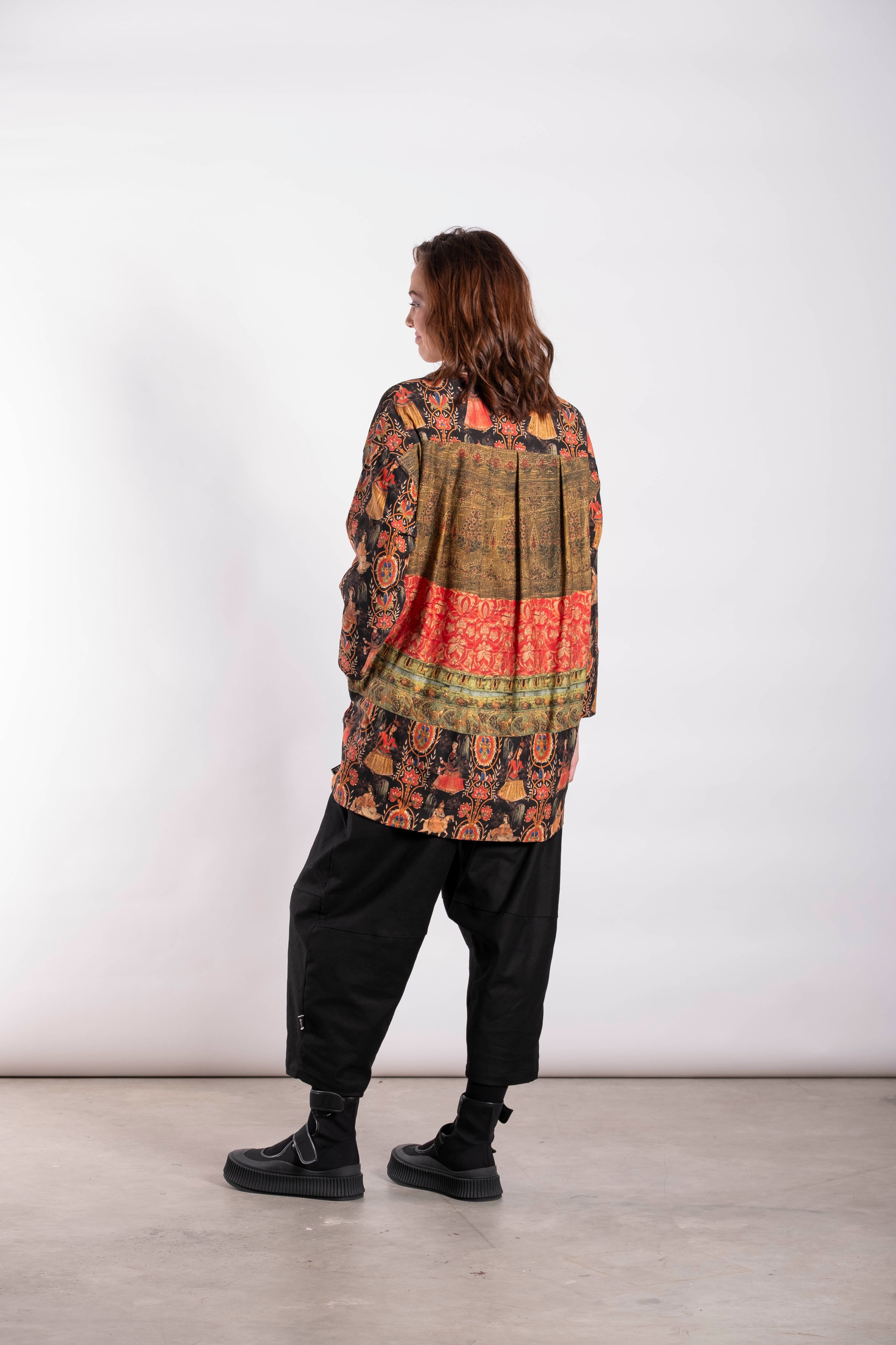 Back Drop Sweatshirt Persian Weave