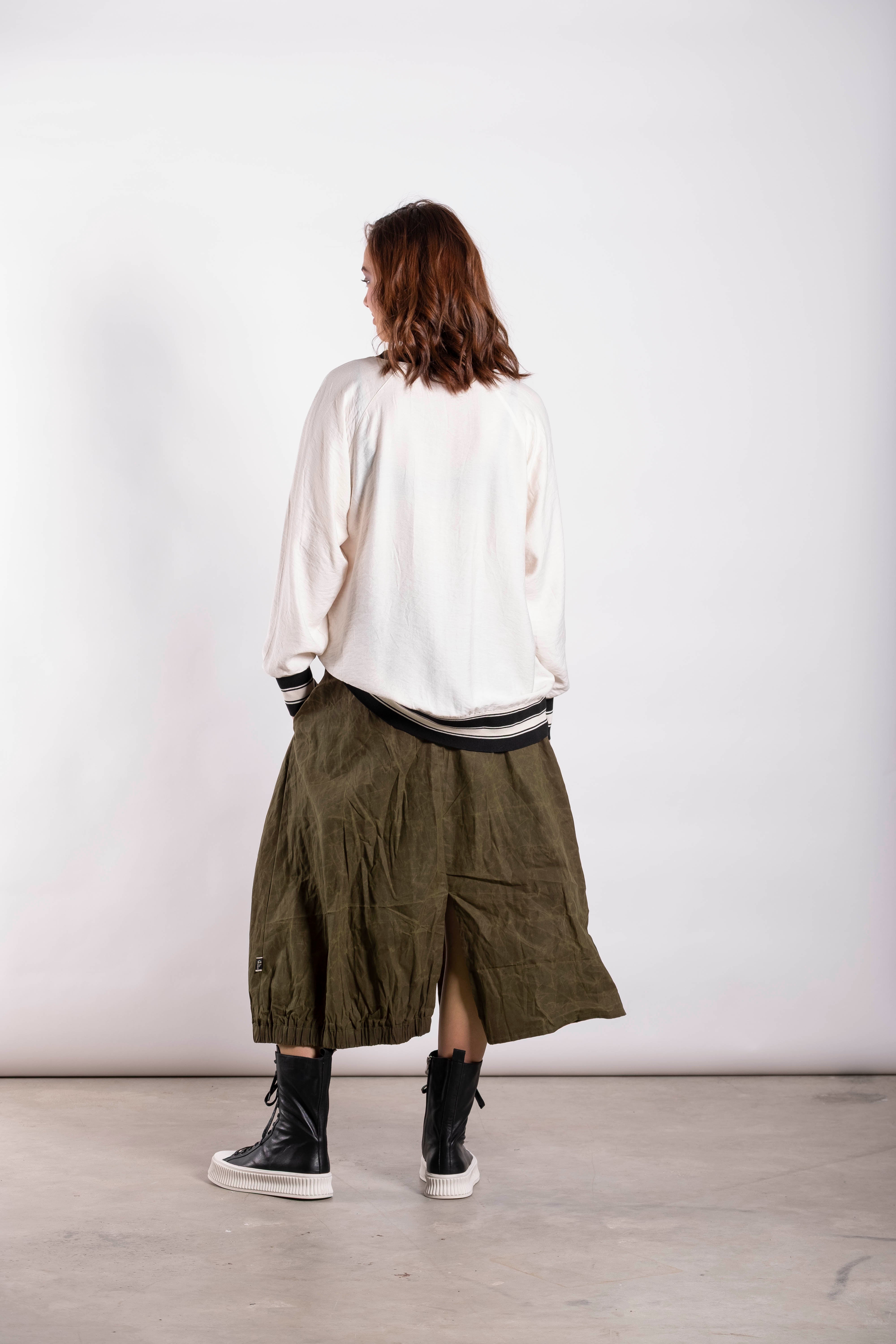 Scripture Skirt Bay Leaf