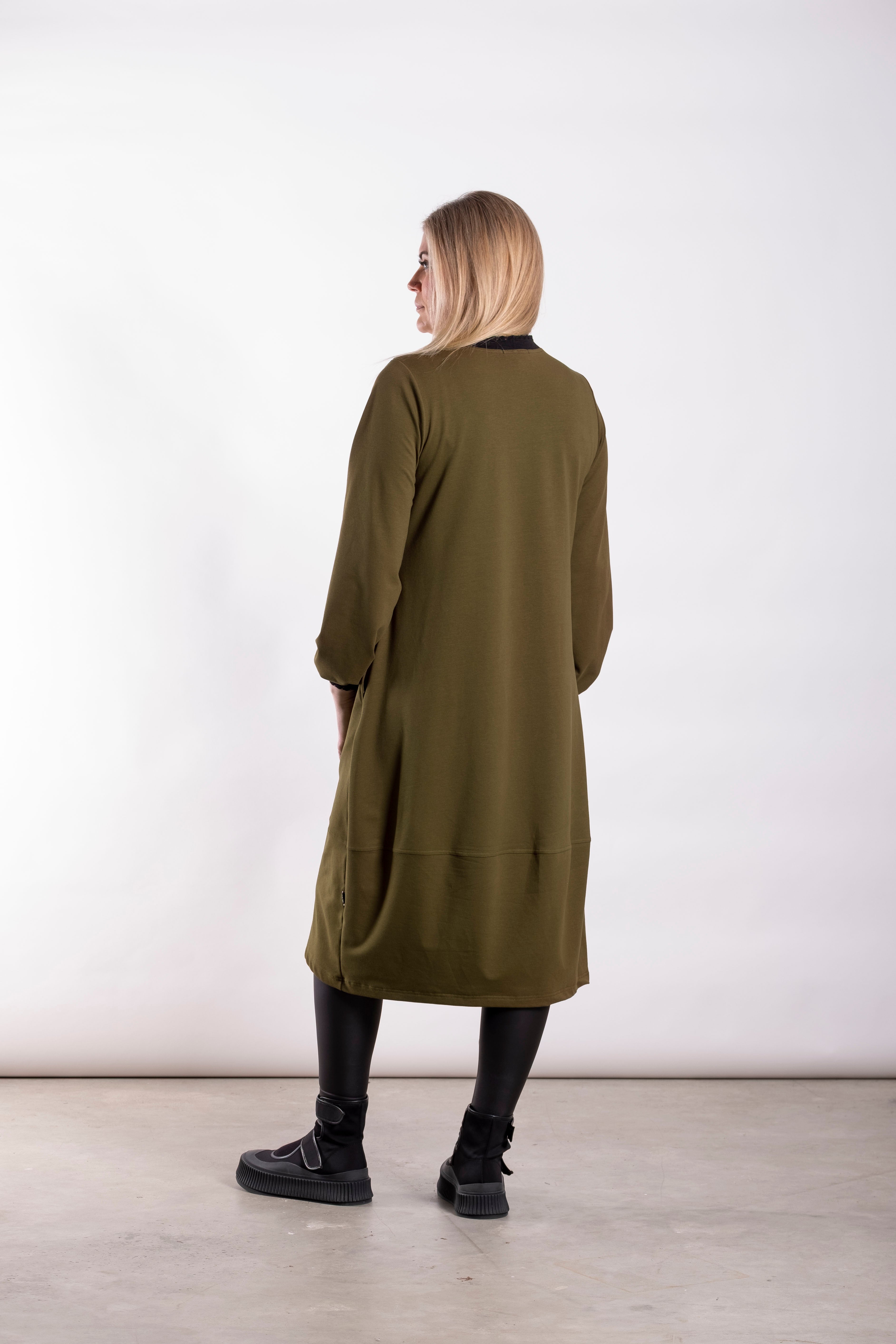 Connection Dress Short Bay Leaf