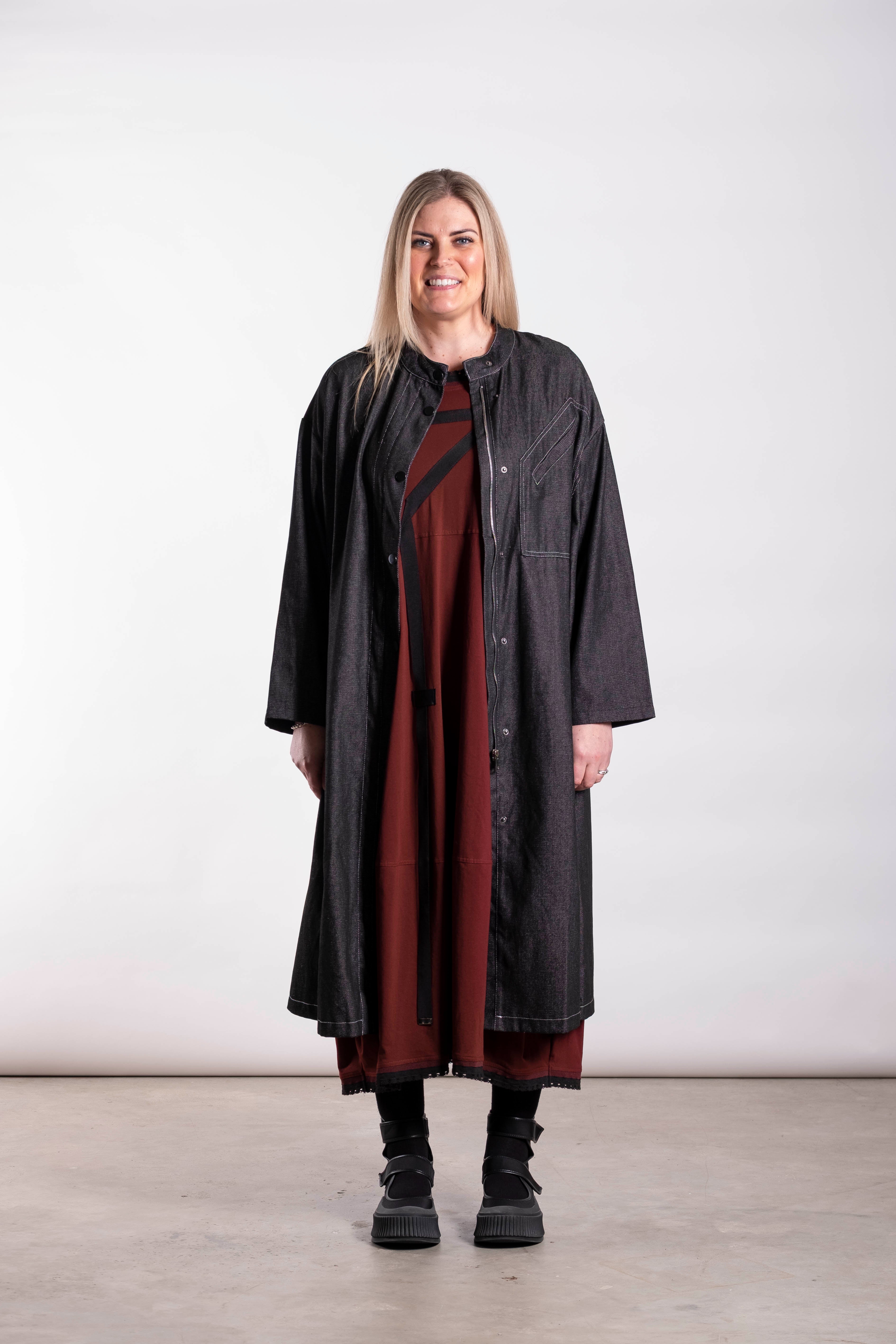 Workshop Coat Noir Denim