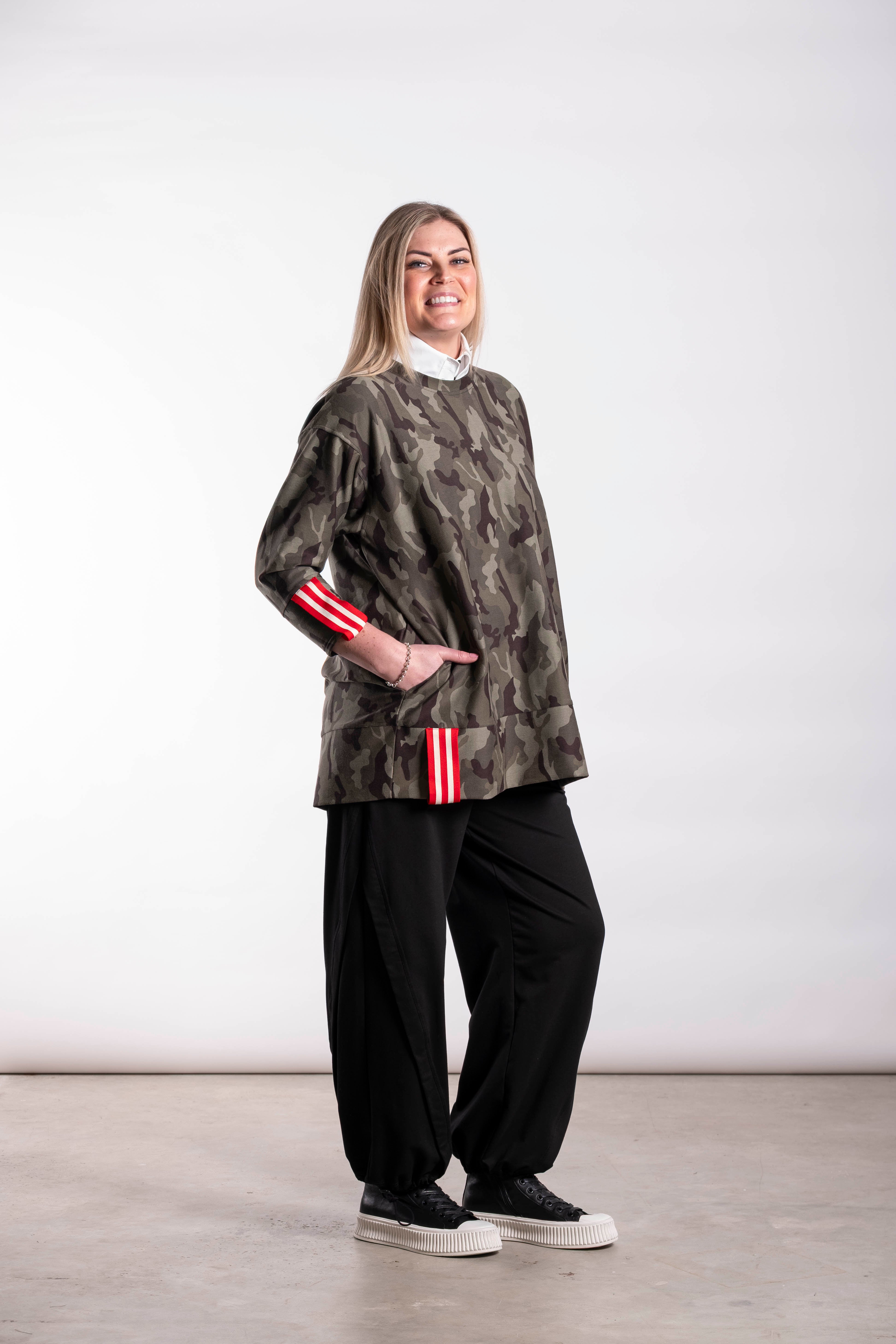 Back Drop Sweatshirt Camo