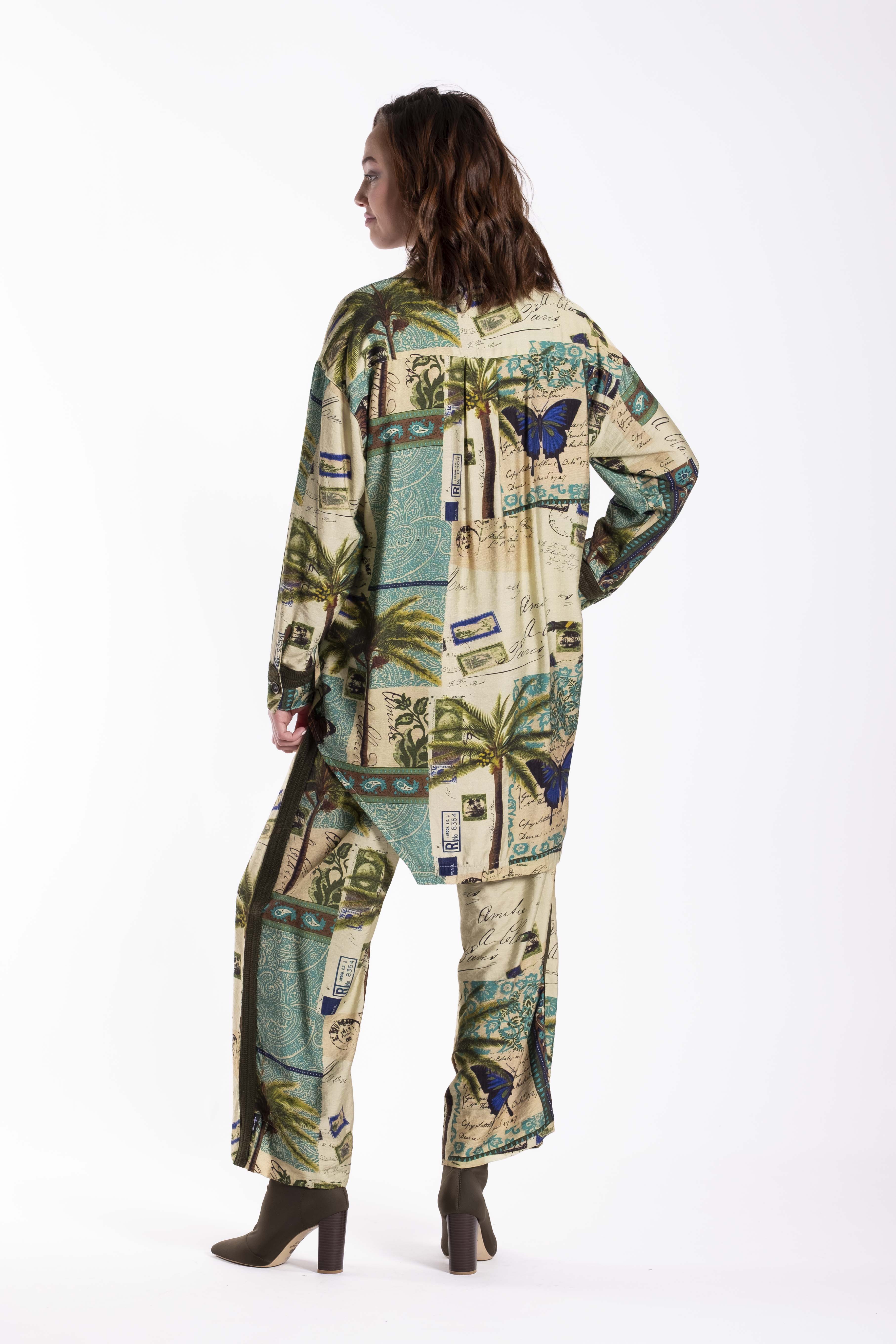 Brie Pants Postage Print