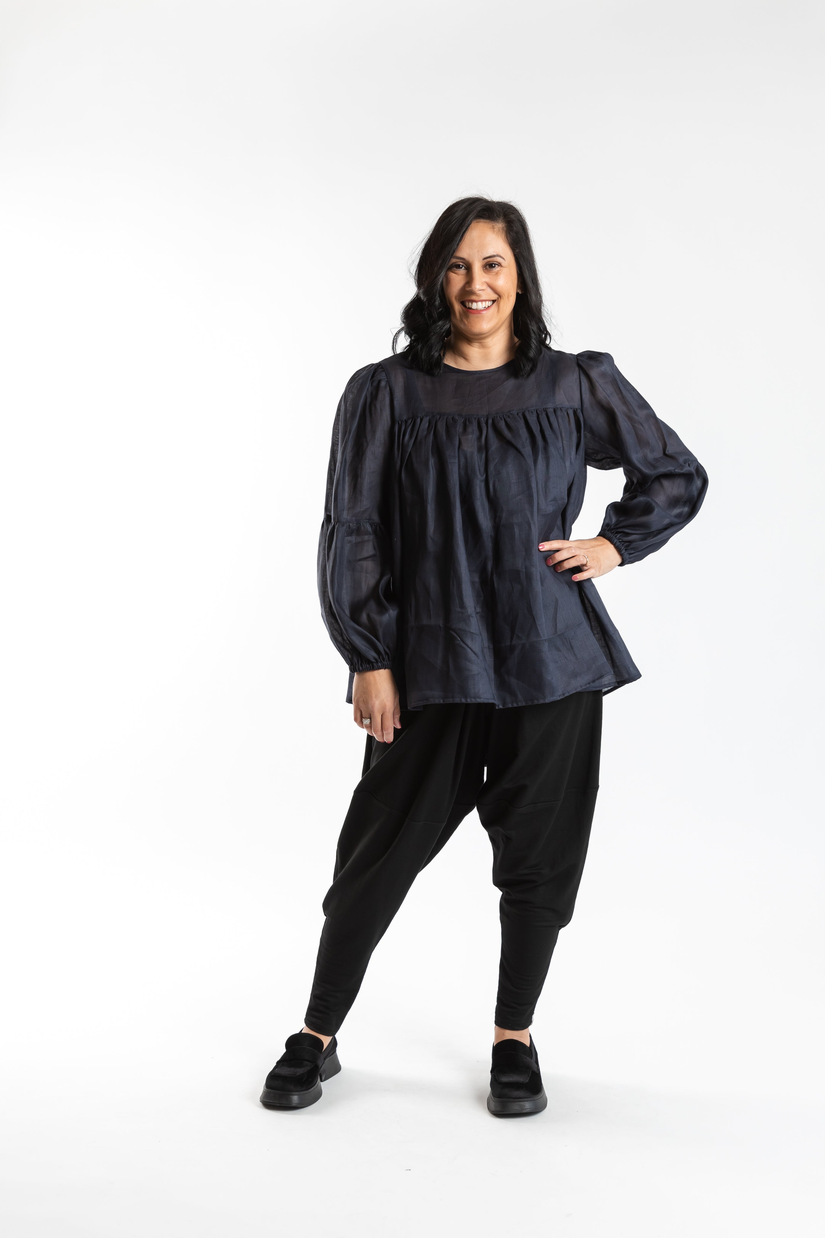 Delish Top Navy