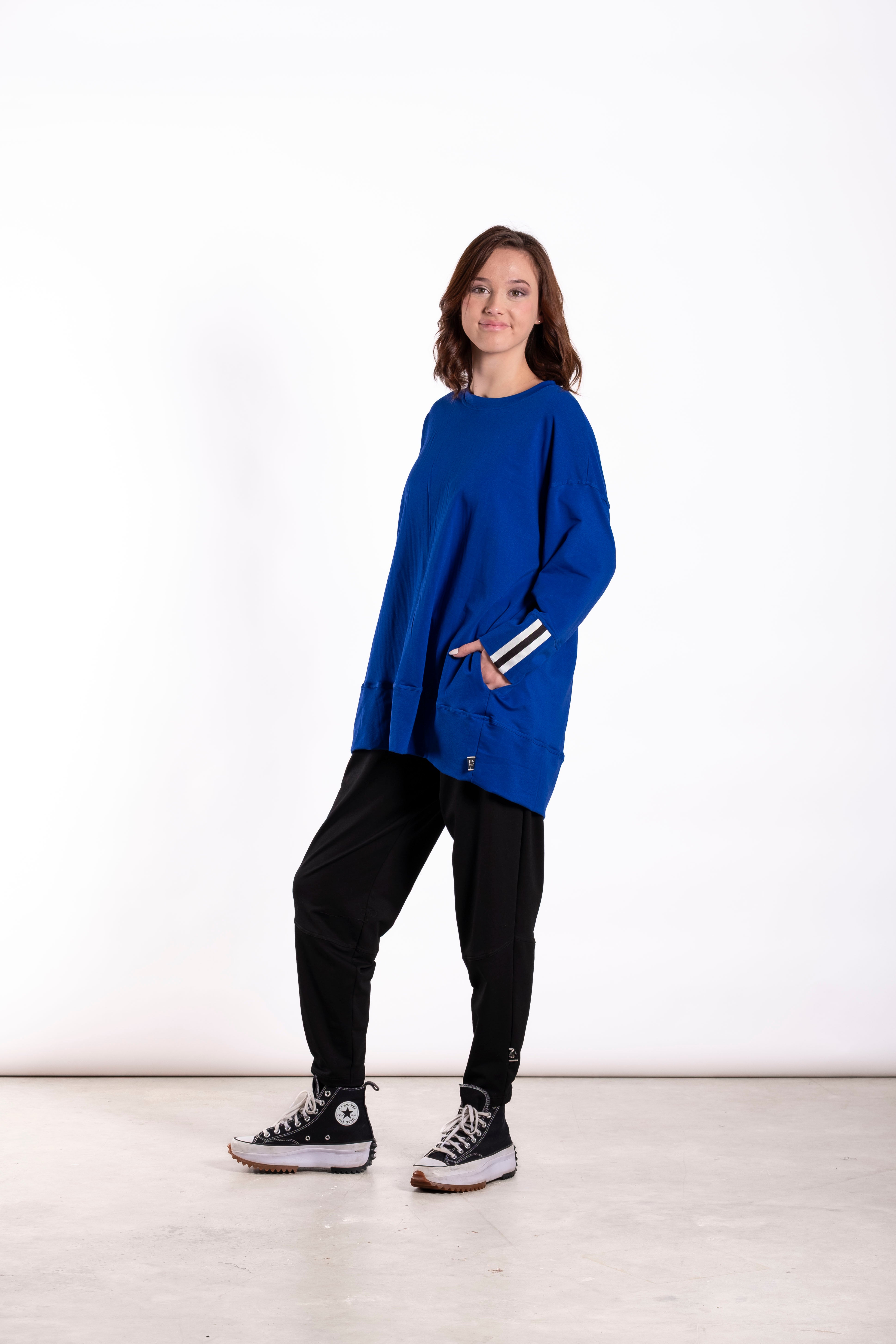 Back Drop Sweatshirt Artic Sky